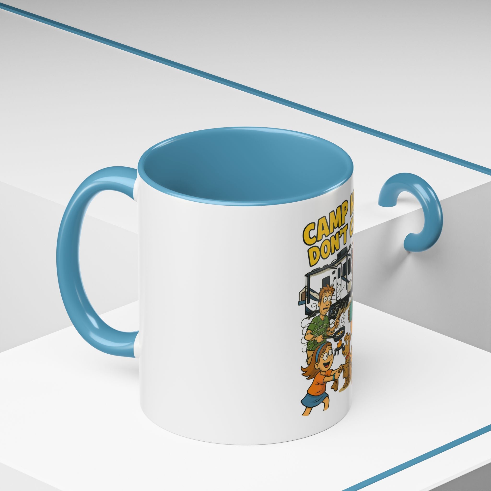 Camp Hair Coffee Mug, Funny Mug for Campers, Outdoor Lover Gift, Family Camping Mug, Humorous Coffee Cup