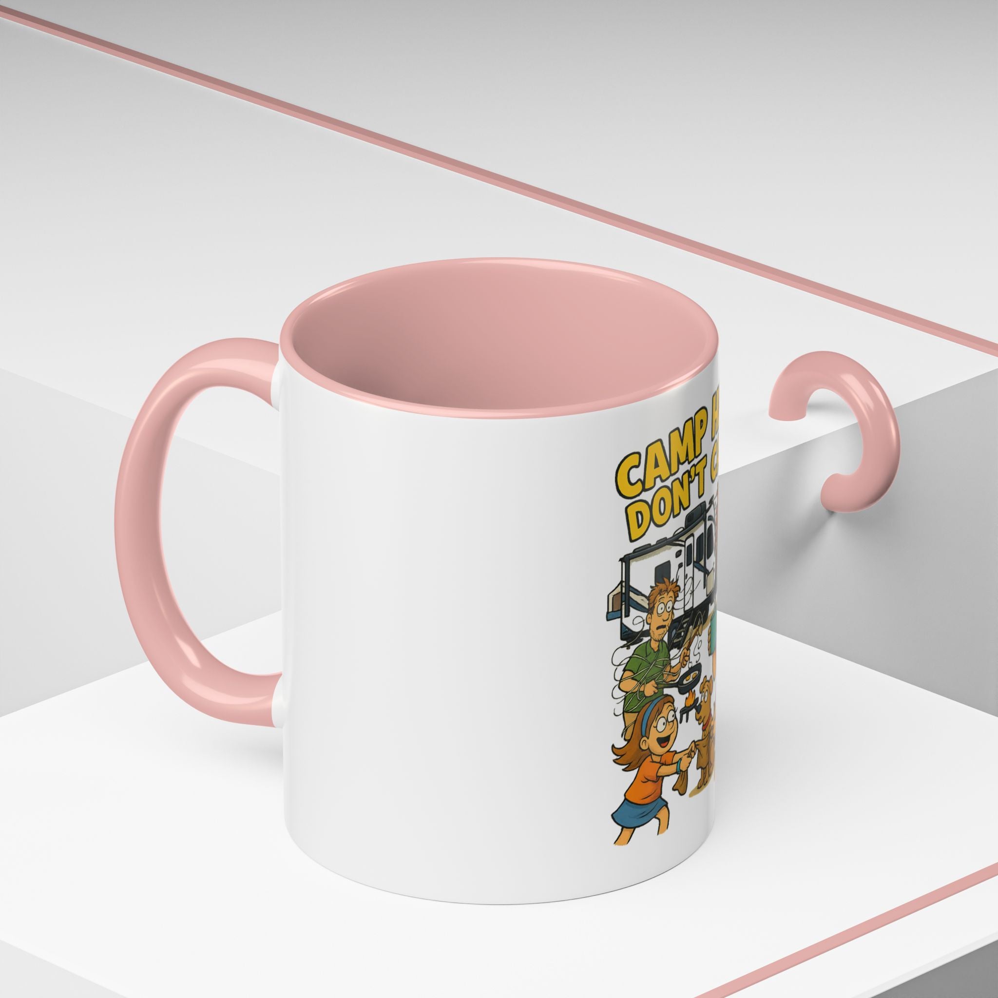 Camp Hair Coffee Mug, Funny Mug for Campers, Outdoor Lover Gift, Family Camping Mug, Humorous Coffee Cup