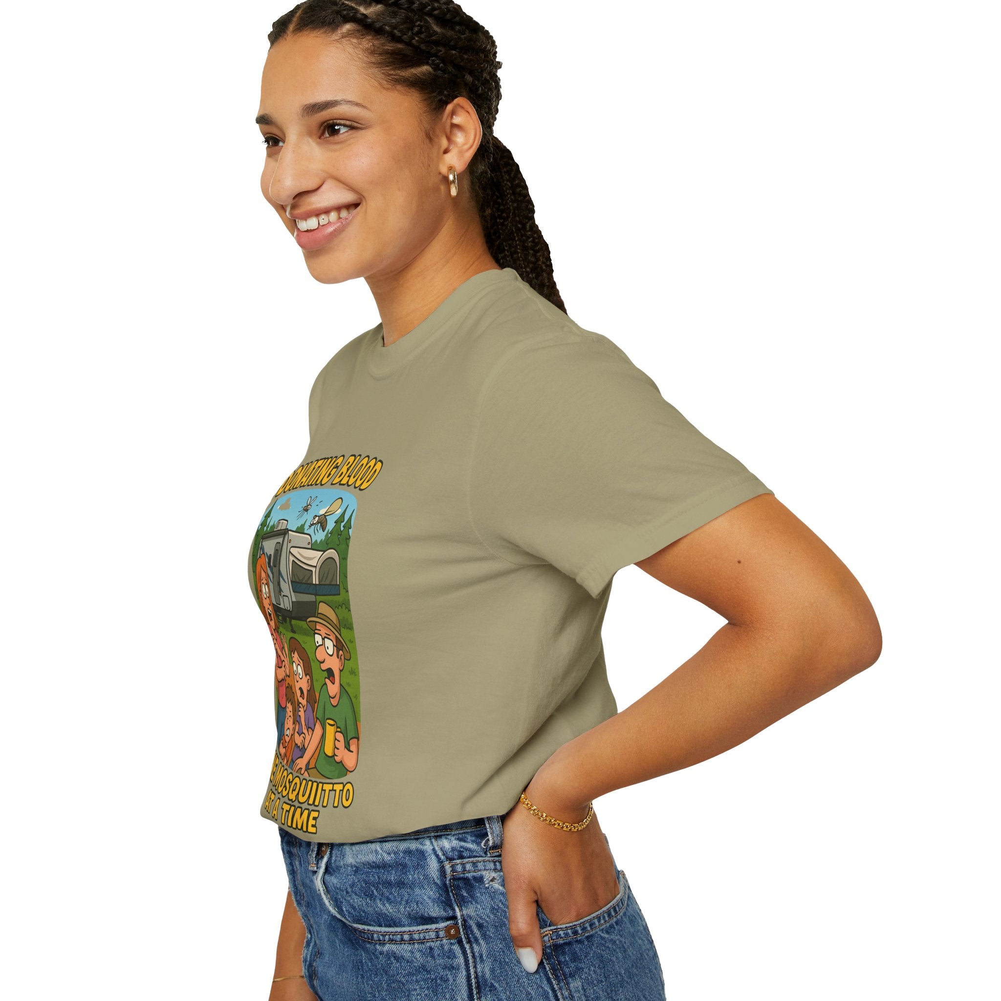 Playful Donation Humor Tee for Blood Donors, Perfect for Fundraisers, Special Events, Gifts, and Everyday Wear