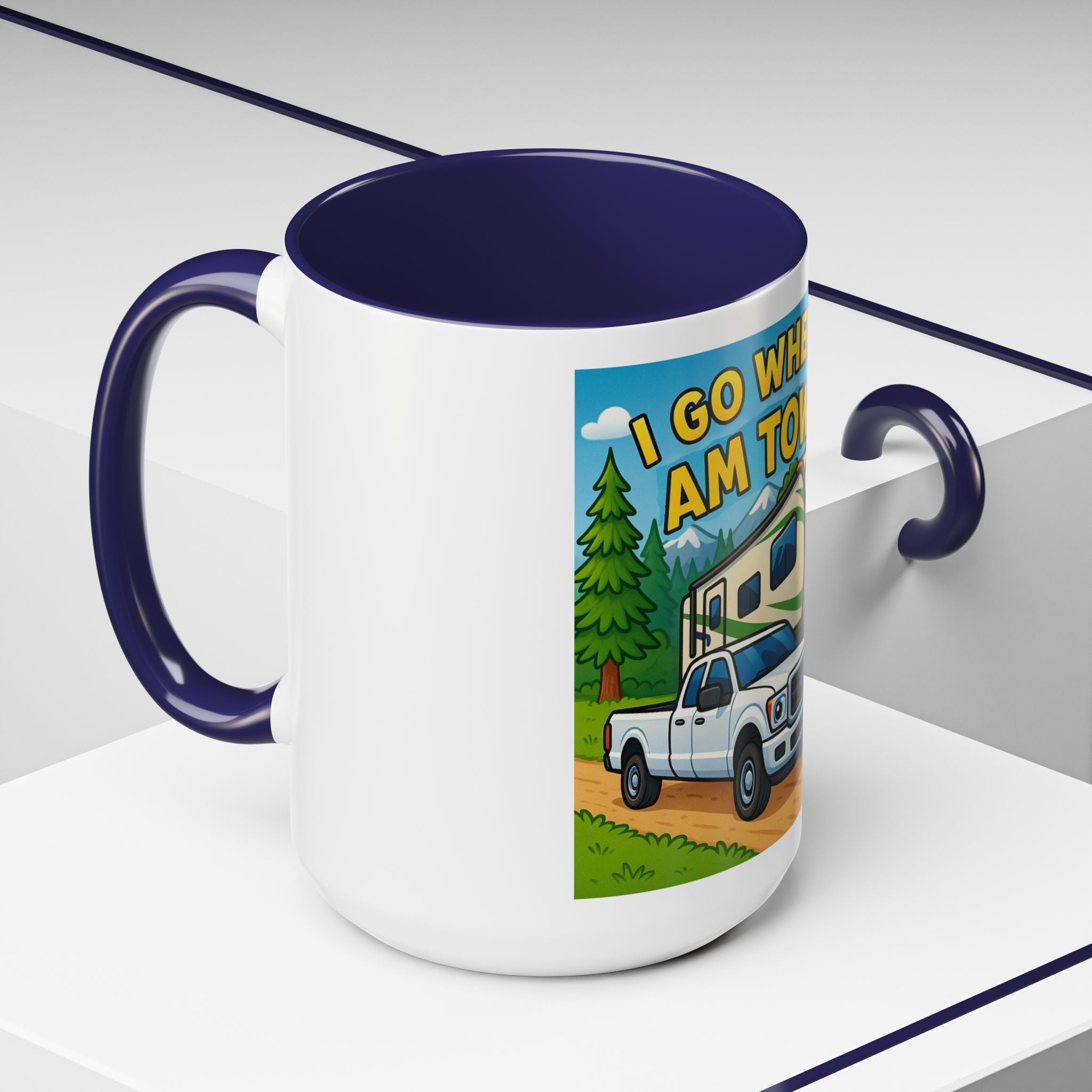 Adventure Camping Coffee Mug, RV Lover Gift, Hiking Mug, Travel Enthusiast Ceramic Cup, Nature Lover Drinkware