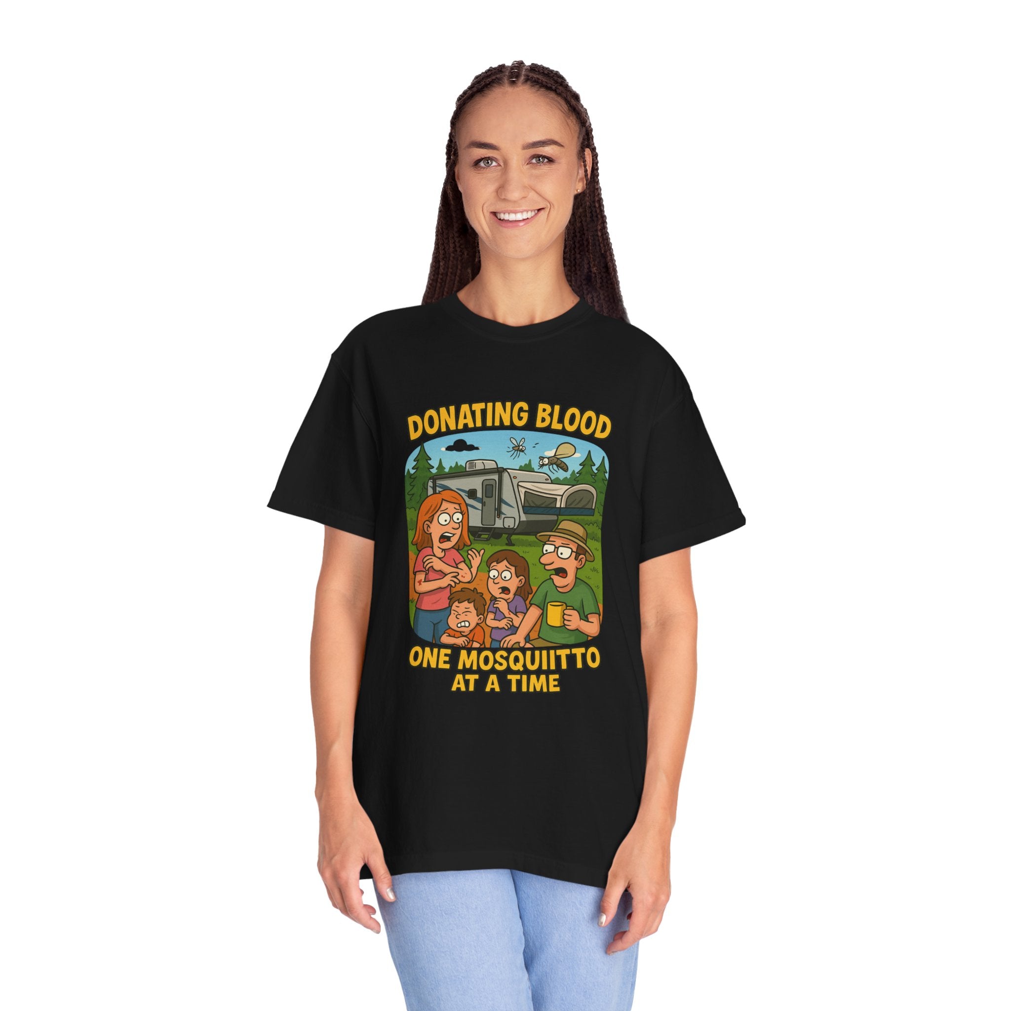 Playful Donation Humor Tee for Blood Donors, Perfect for Fundraisers, Special Events, Gifts, and Everyday Wear