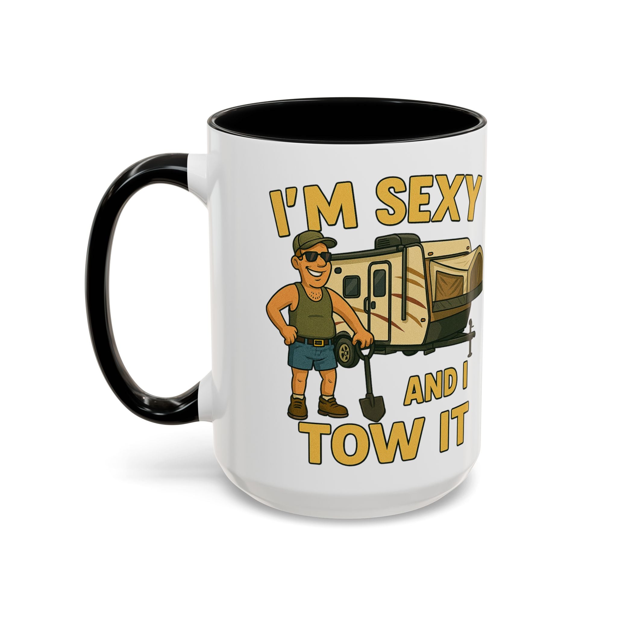 Playful Camping Mug, Funny Coffee Cup, Camper Gift, RV Lover's Accessory, Outdoor Adventure Mug