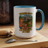 Donating Blood Coffee Mug with Fun Cartoon Design, Unique Gift for Nurses, Healthcare Workers, Humorous Office Mug, Blood Donation Awareness