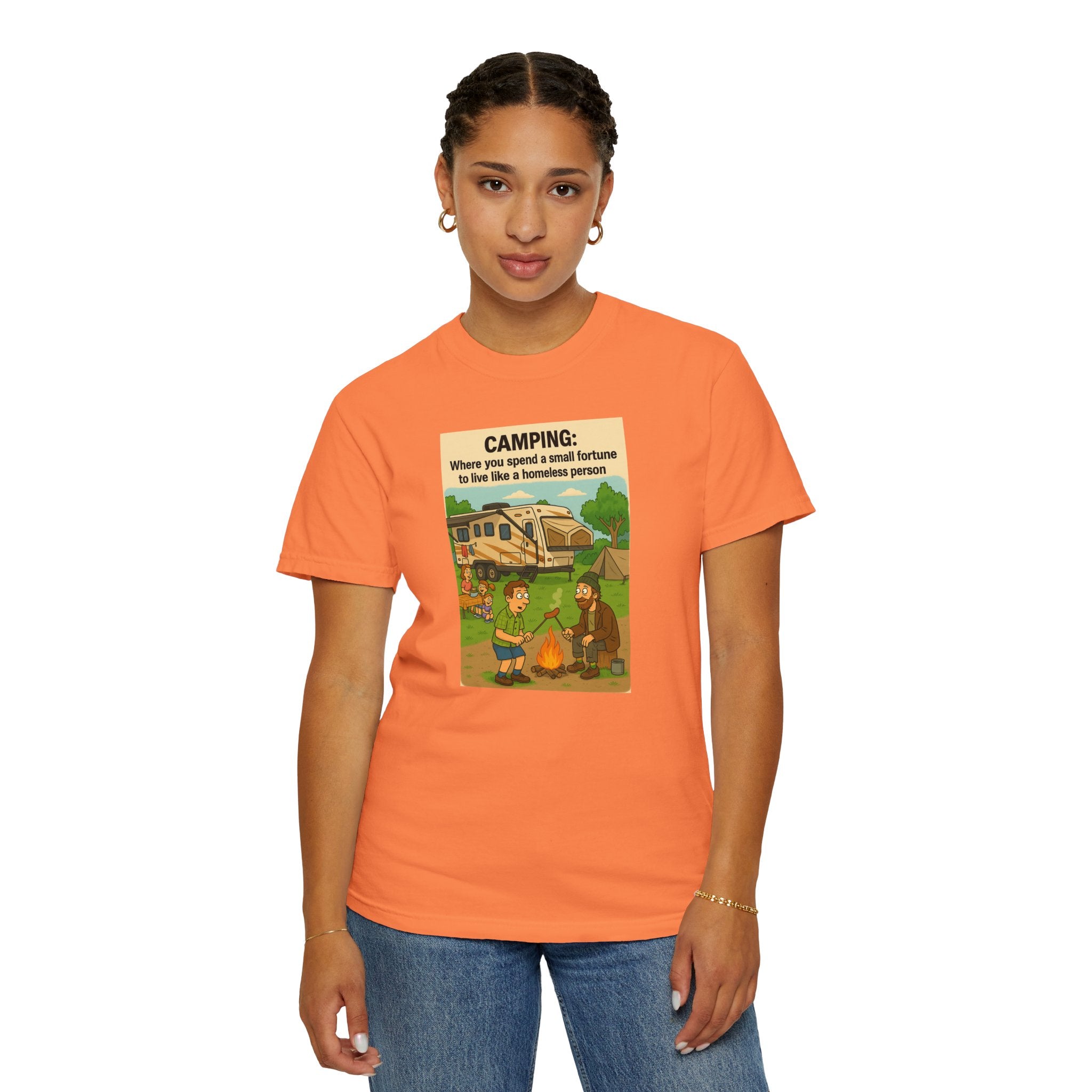 Camping Humor T-Shirt, Unisex Graphic Tee, Adventure Gift, Outdoor Lover Apparel, Funny Camping Shirt