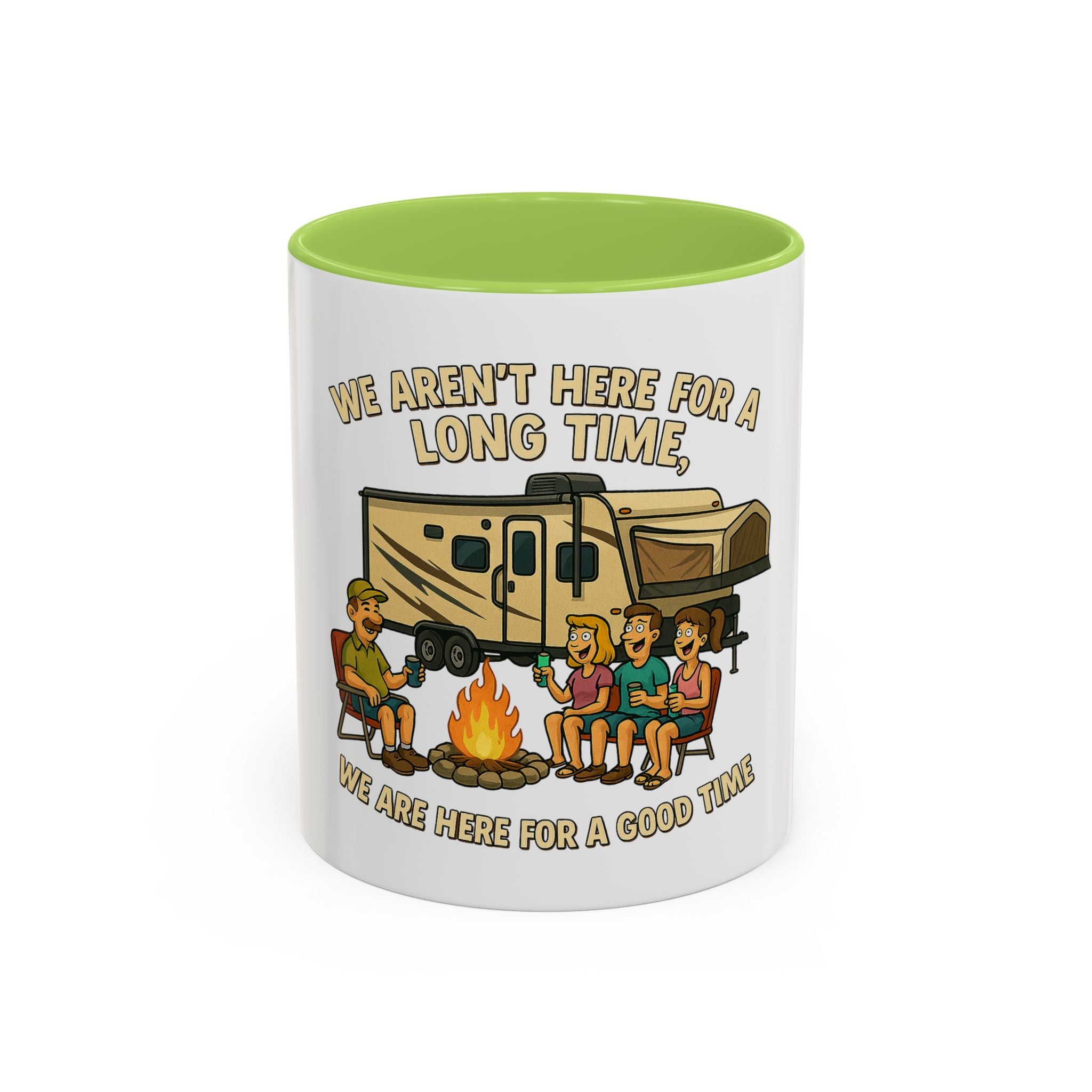 Camping Adventure Coffee Mug - Fun Quote Mug for Outdoor Enthusiasts