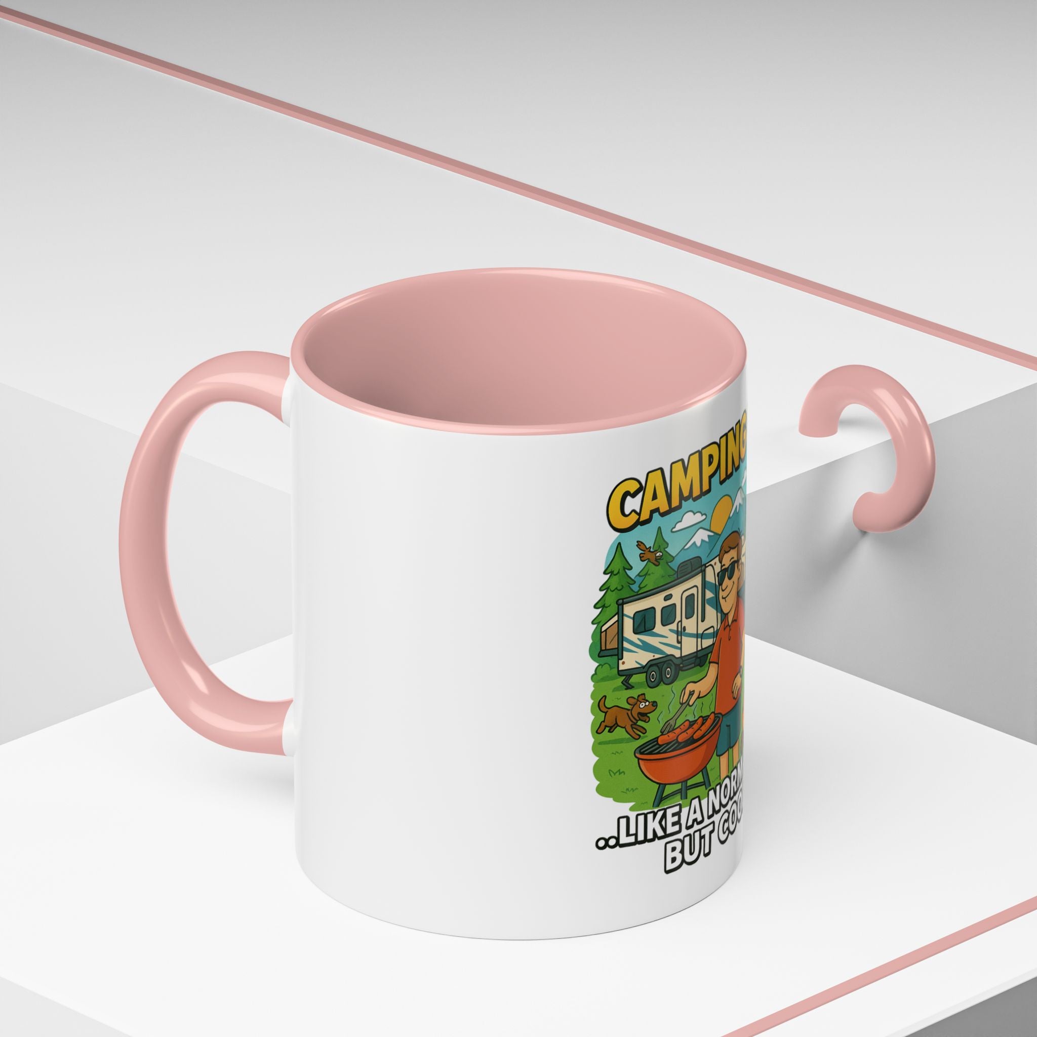 Cool Camping Dad Coffee Mug - Fun Outdoor Adventure Gift