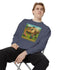 Vintage-Inspired Unisex Sweatshirt with 'High Class Trail Trash' Design