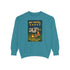 My Hotel Sweatshirt - Cozy Camping Apparel, Unisex Garment-Dyed Sweatshirt for Outdoor Lovers, Perfect for Bonfire Nights, Gift for Campers