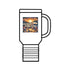 Travel Mug - Home is Where You Park It Funny Cartoon Design