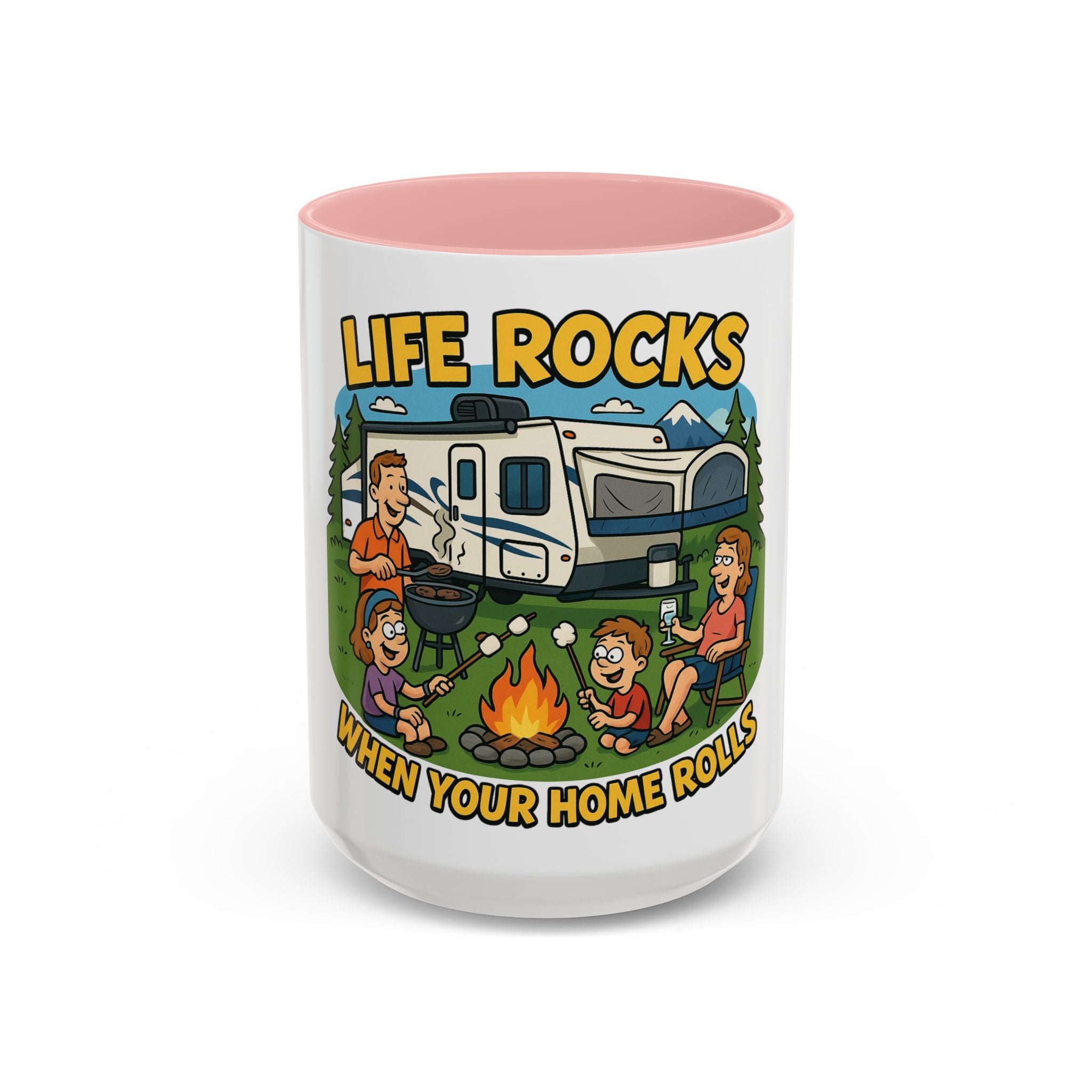 Camping Life Coffee Mug - Adventure Lover Gift, RV Travel Mug, Cozy Campfire Vibes, Perfect for Outdoor Enthusiasts, Gift for Dad