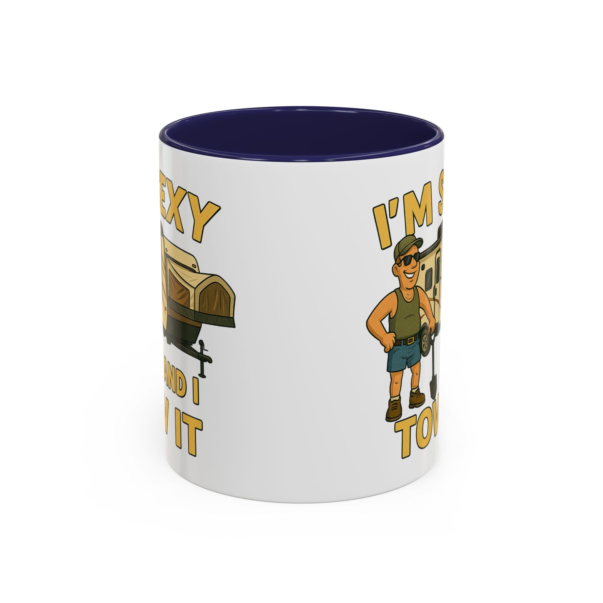 Playful Camping Mug, Funny Coffee Cup, Camper Gift, RV Lover's Accessory, Outdoor Adventure Mug