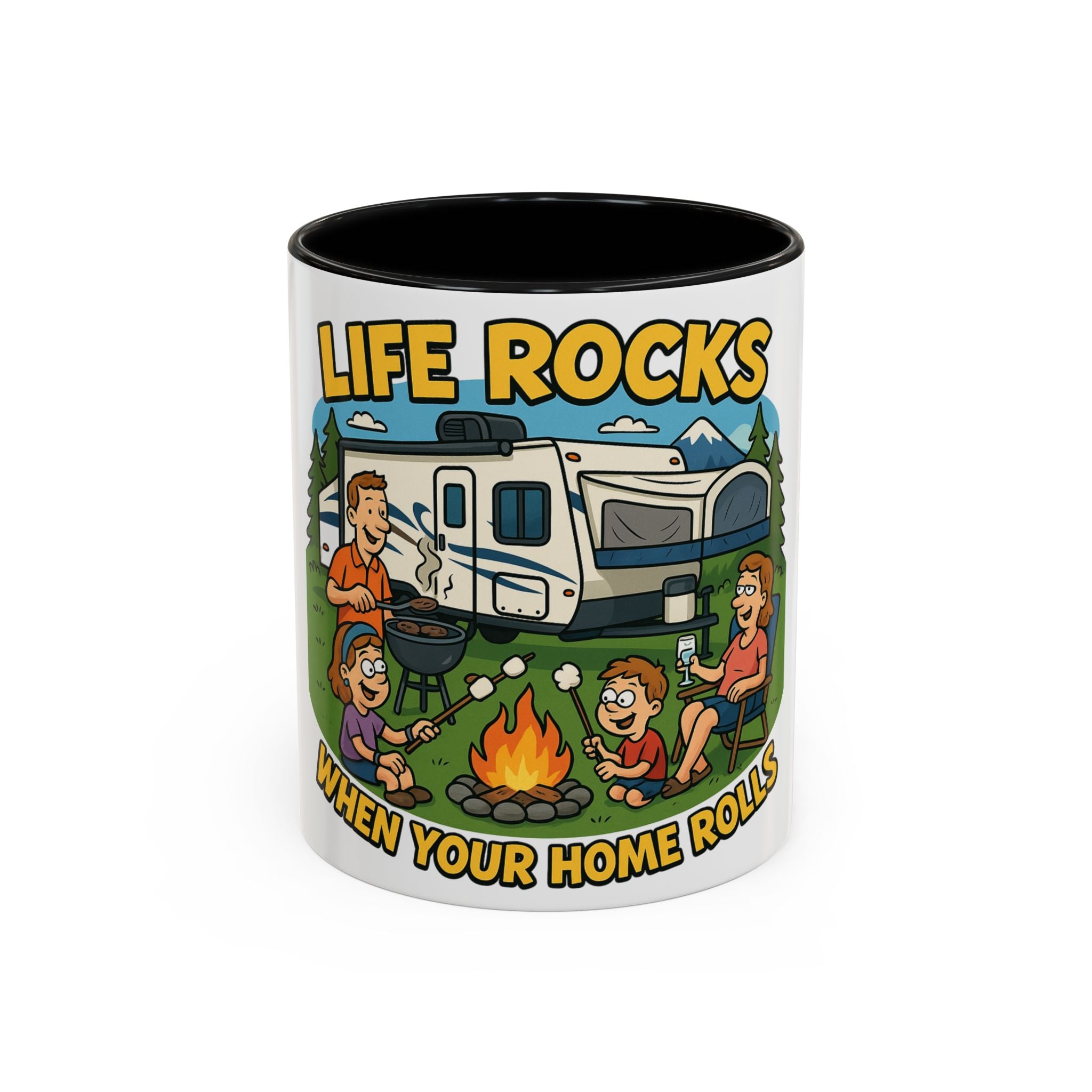 Camping Life Coffee Mug - Adventure Lover Gift, RV Travel Mug, Cozy Campfire Vibes, Perfect for Outdoor Enthusiasts, Gift for Dad
