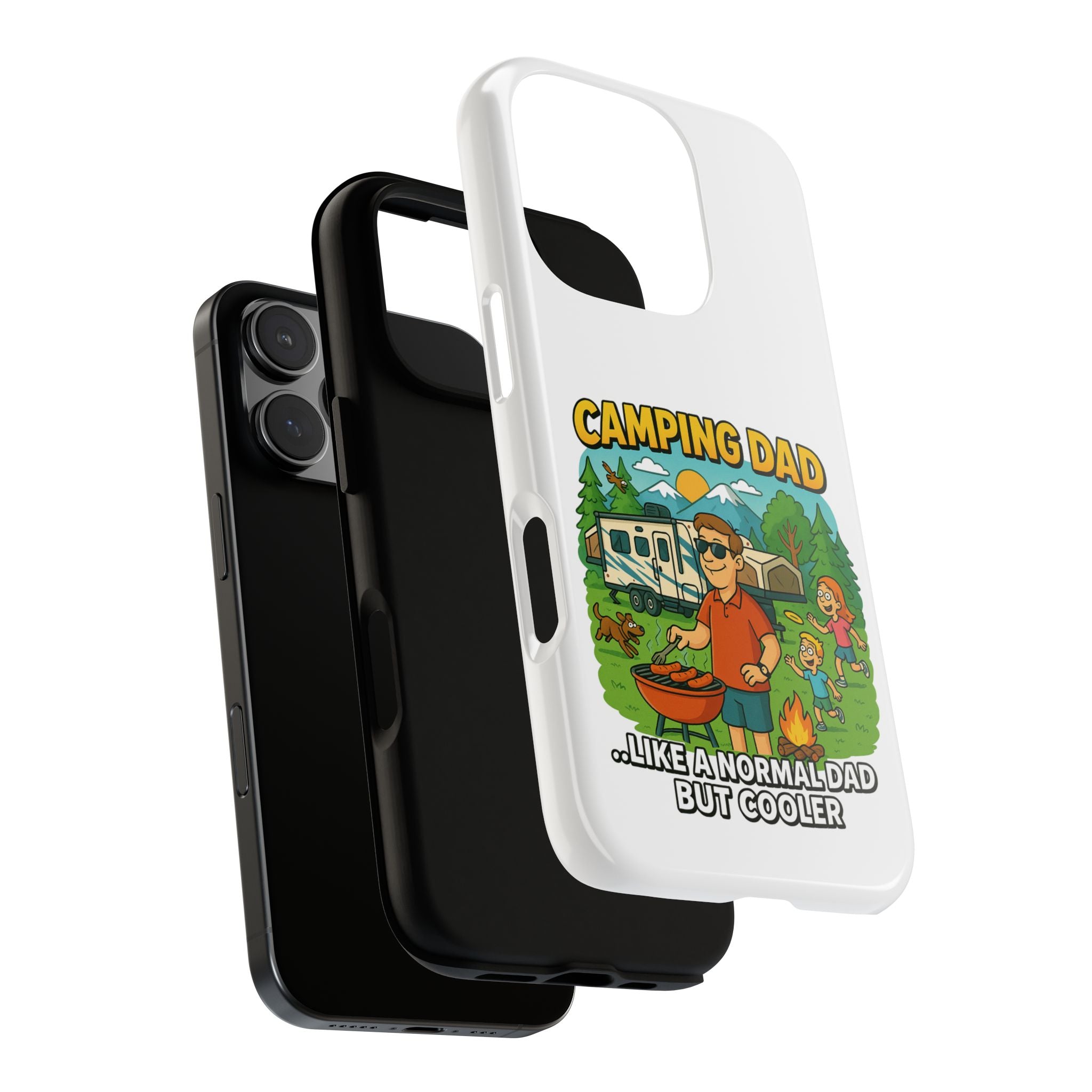 Camping Dad Phone Case - Unique Tough Cover for Outdoor Dads