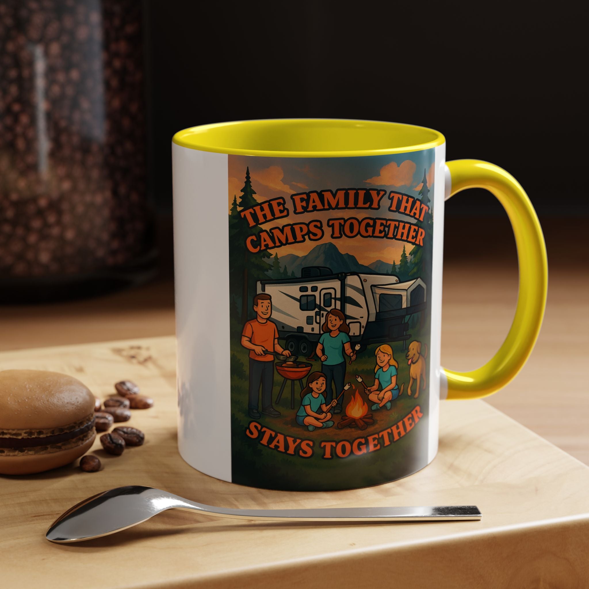 Camping Family Coffee Mug - Adventure, Nature, Family Time, Outdoor Enthusiasts, Gift for Campers