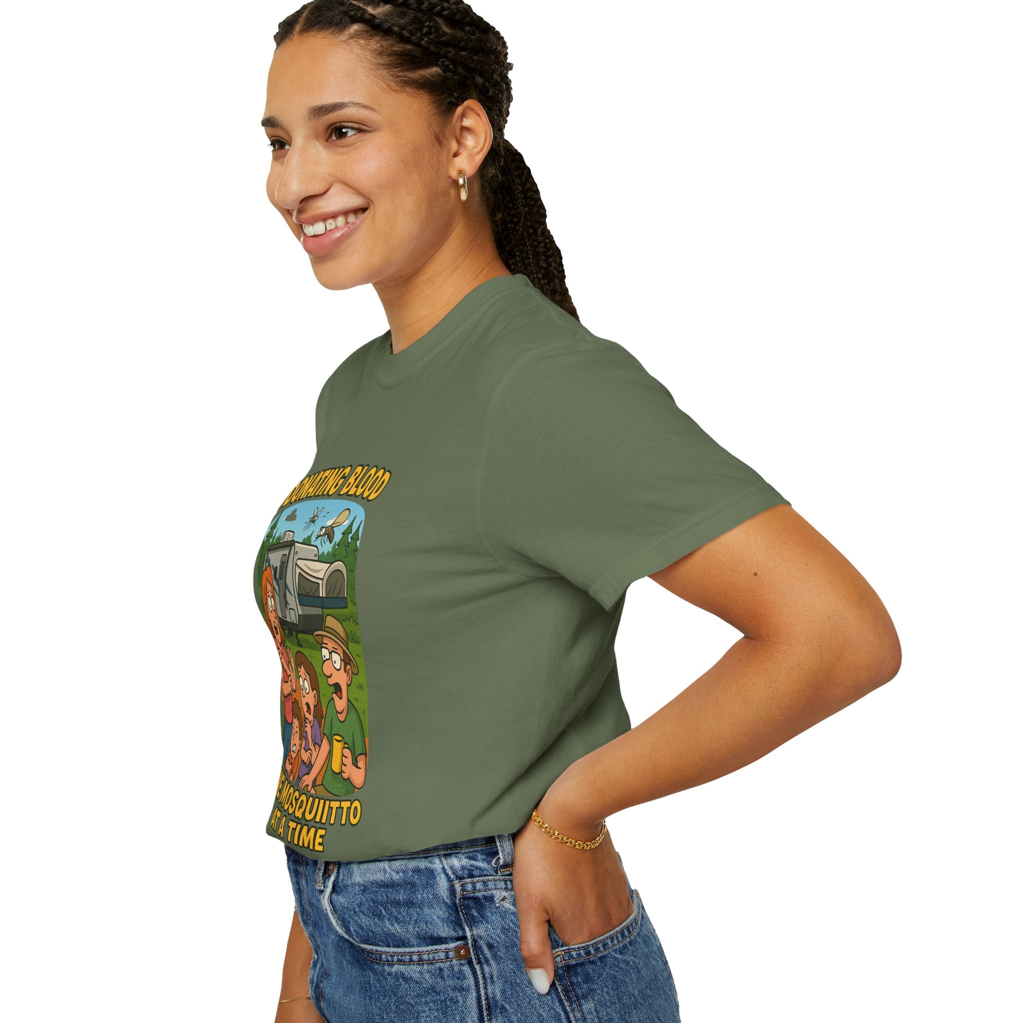 Playful Donation Humor Tee for Blood Donors, Perfect for Fundraisers, Special Events, Gifts, and Everyday Wear