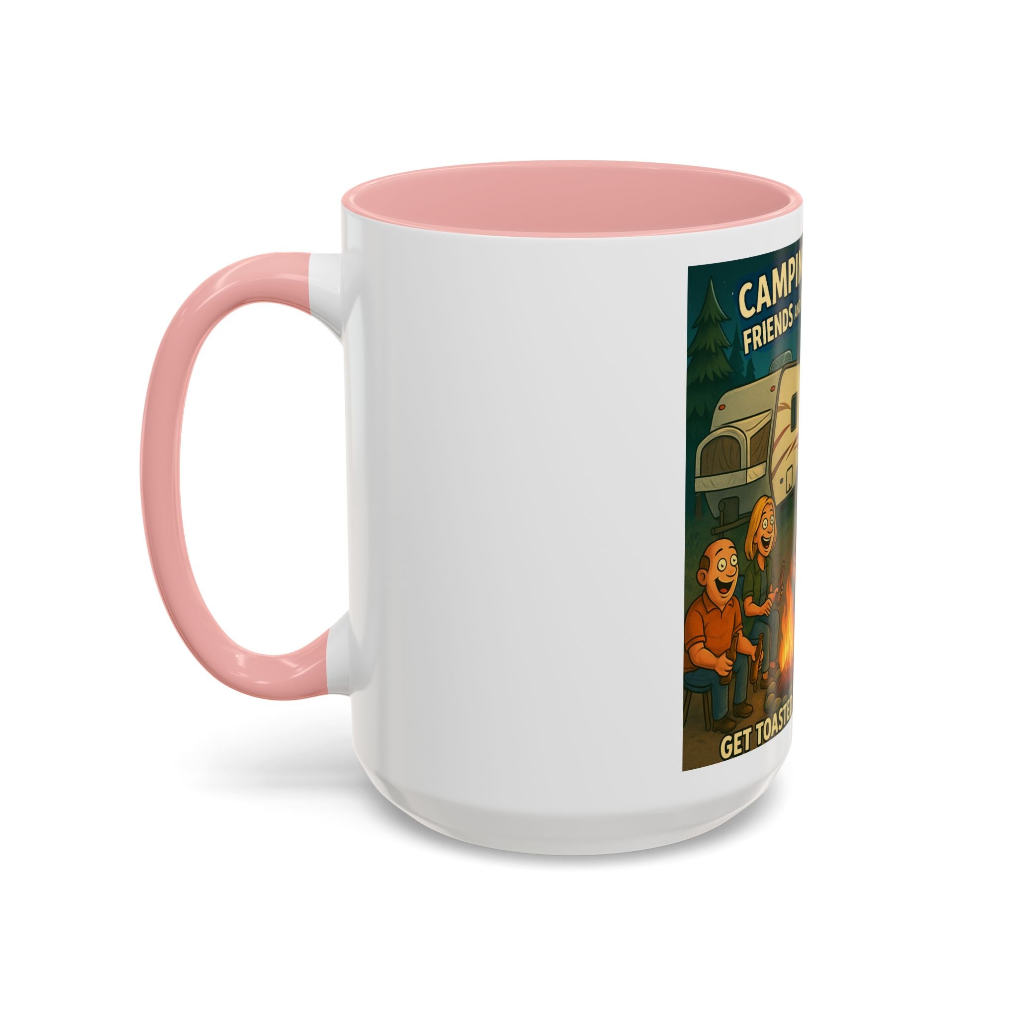 Camping Adventure Coffee Mug, Funny Mug for Campers, Get Toasted at the Same Time, Outdoor Gift, Nature Lover, Camping Decor