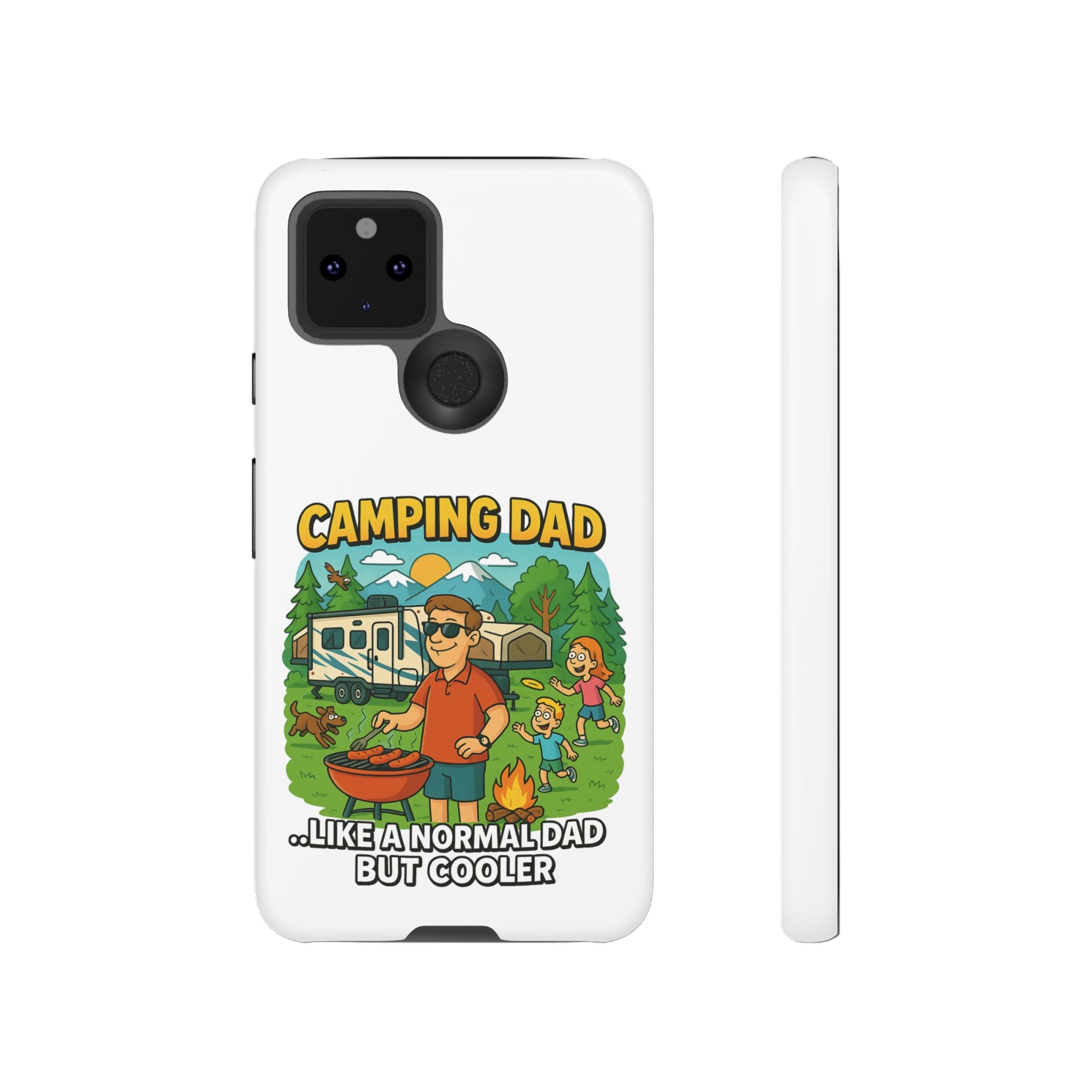 Camping Dad Phone Case - Unique Tough Cover for Outdoor Dads