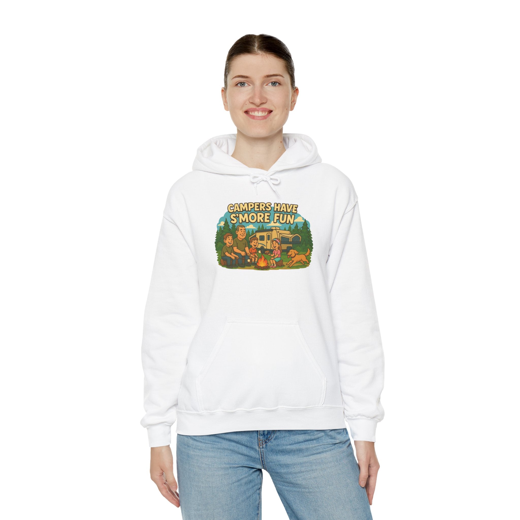 Campfire Vibes Hoodie - Perfect for Outdoor Lovers, Camping Trips, Nature Adventures, Gift for Campers, Cozy Hooded Sweatshirt