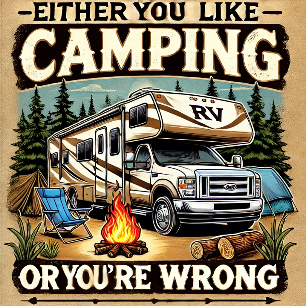 Camping Enthusiast Sweatshirt - Either you like camping…or you're Wrong