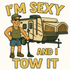 I'm sexy and I tow it - Hybrid Camper Stainless Steel Travel Mug