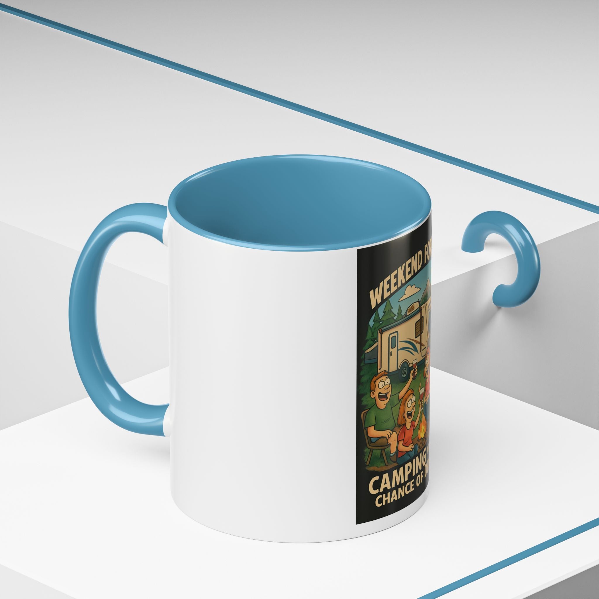 Camping Forecast Coffee Mug | Outdoor Adventure Gift | Funny Camper Mug | Gift for Campers | Camping Enthusiast Decor