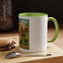 High Class Trailer Trash Coffee Mug - Fun Campfire Ceramic Tea Cup