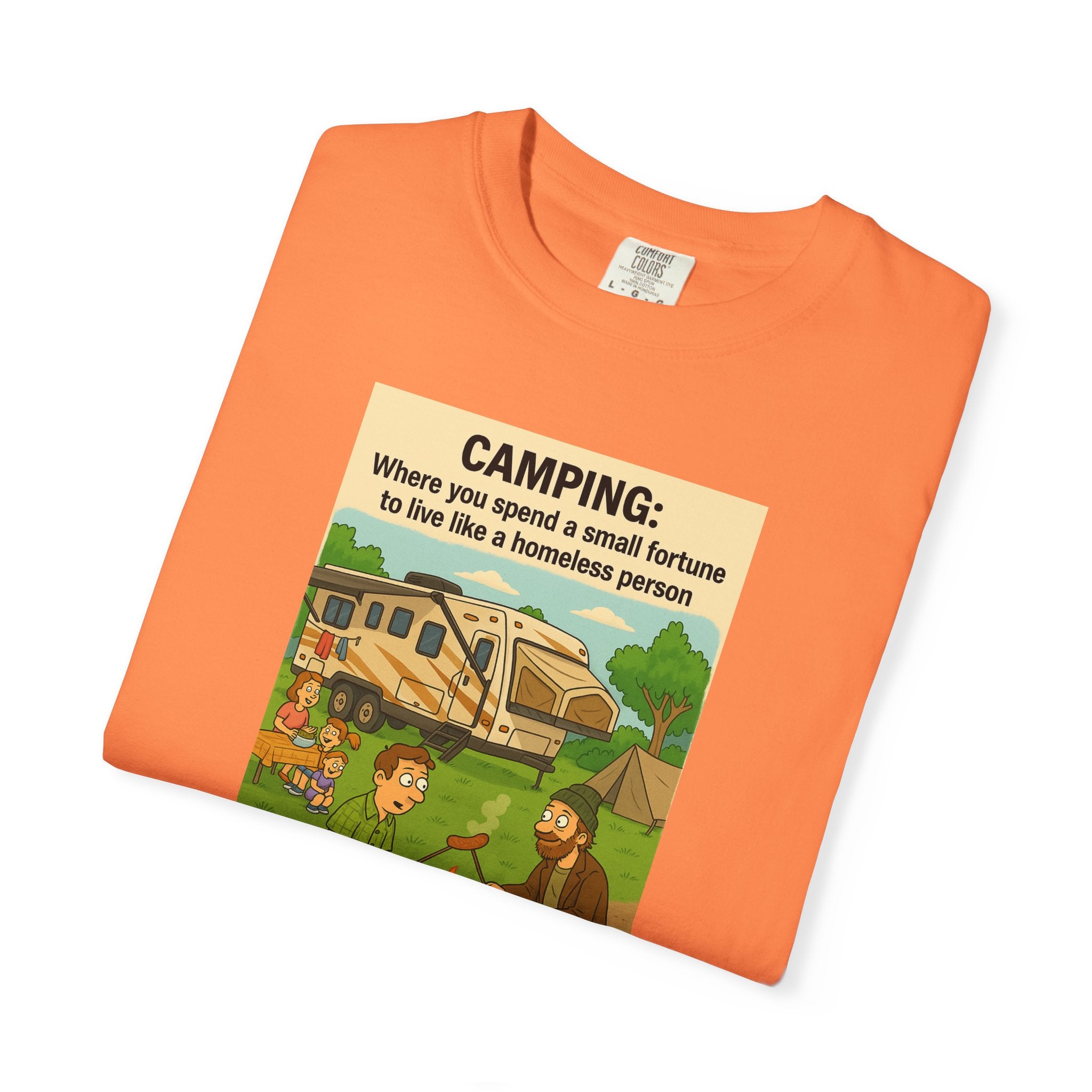 Camping Humor T-Shirt, Unisex Graphic Tee, Adventure Gift, Outdoor Lover Apparel, Funny Camping Shirt