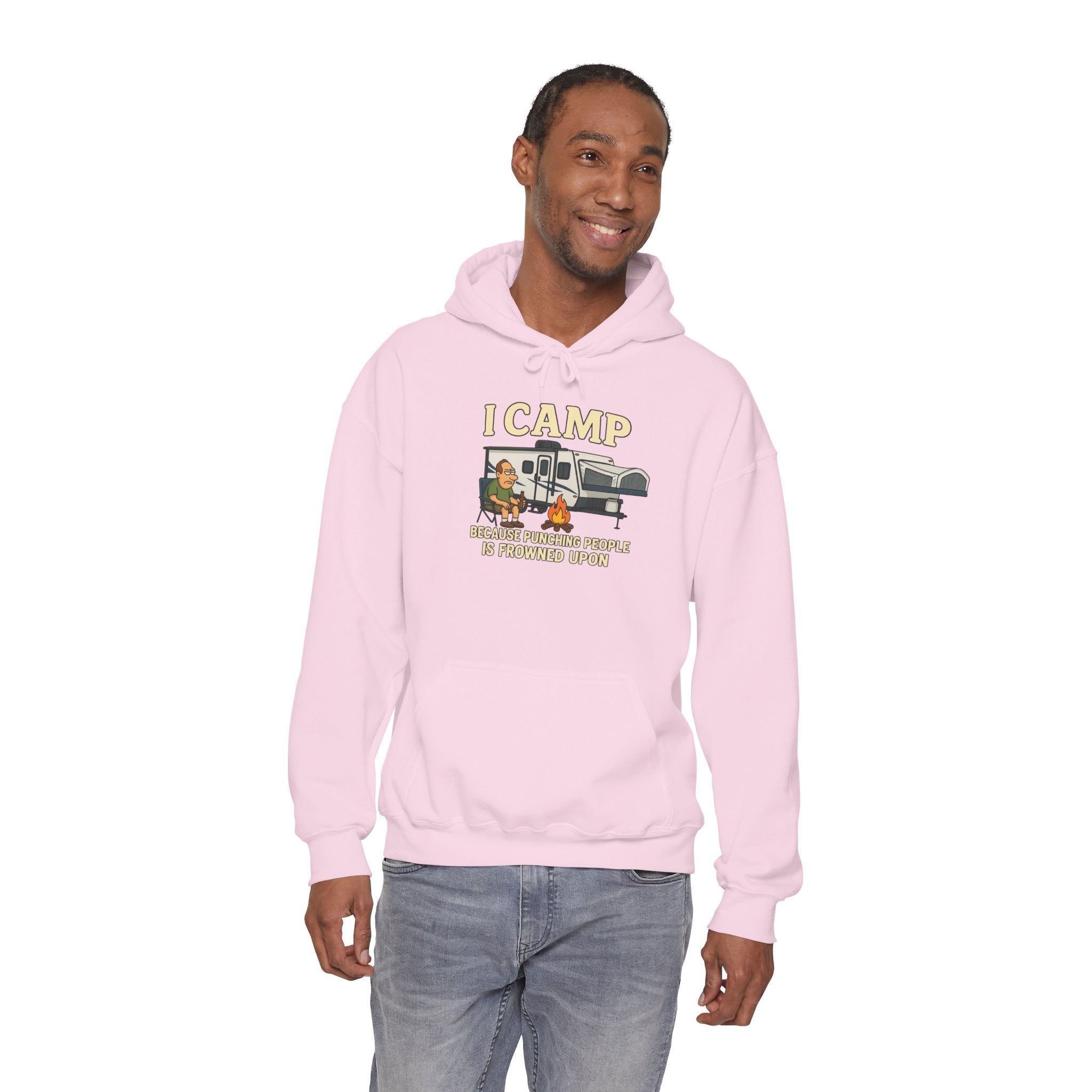 I Camp Unisex Heavy Blend™ Hoodie - Perfect for Outdoor Lovers
