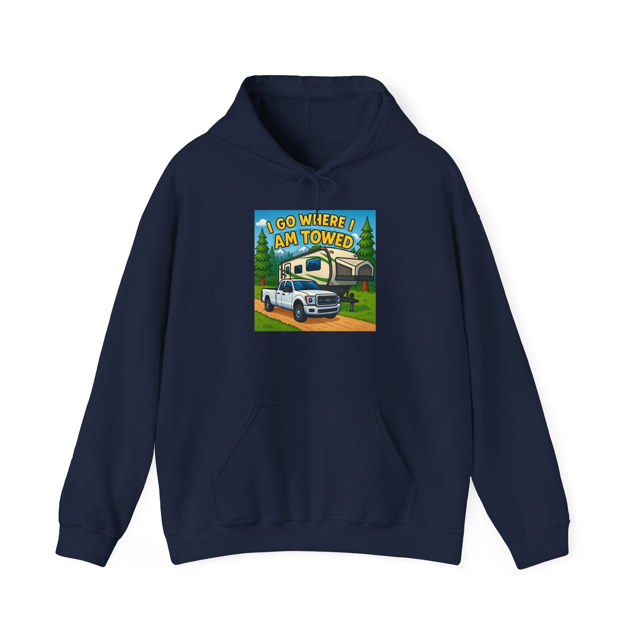 Adventure-Themed Hooded Sweatshirt - Perfect for Travel Enthusiasts, Camper Gifts, Cozy Outings, Outdoor Activities, Road Trip Essentials