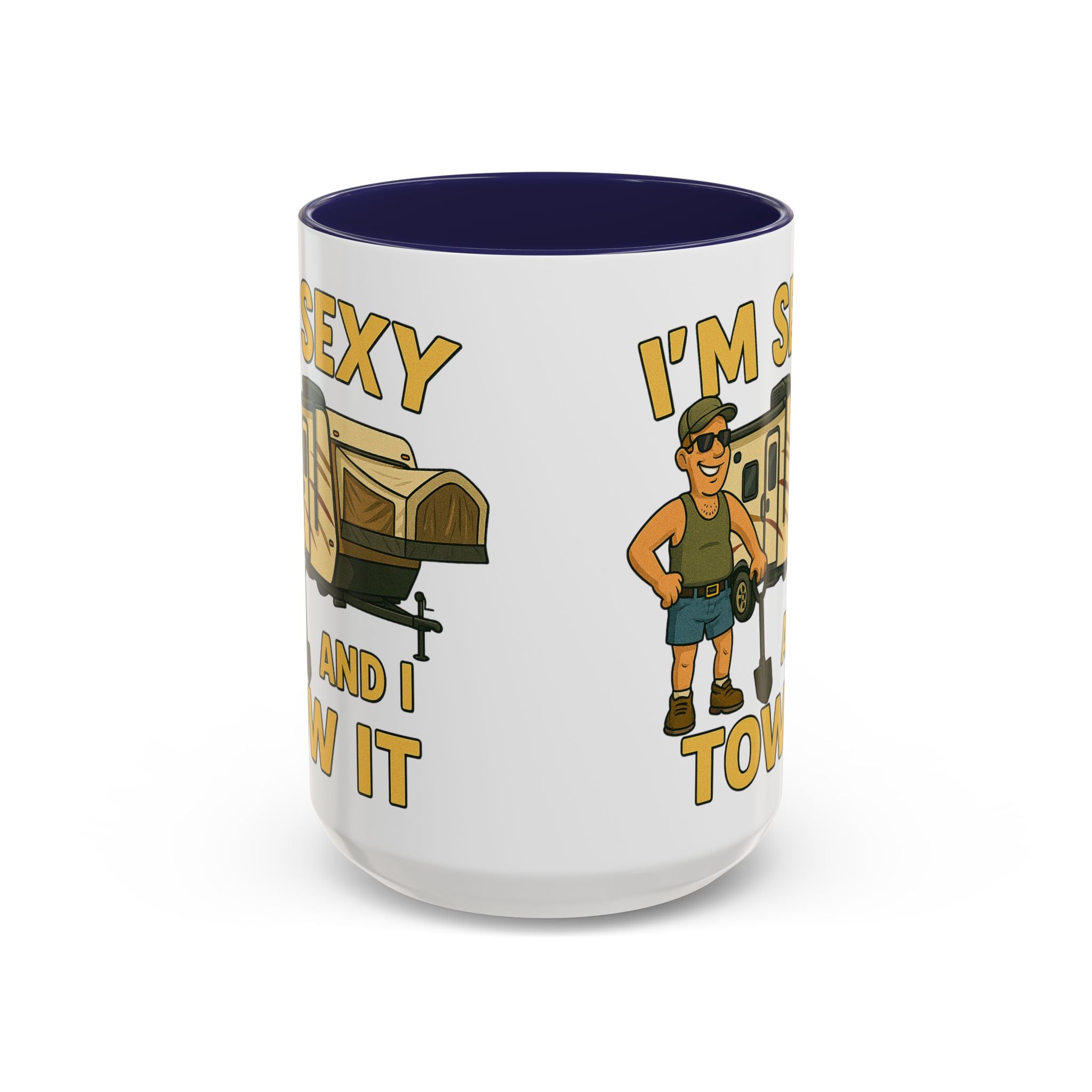 Playful Camping Mug, Funny Coffee Cup, Camper Gift, RV Lover's Accessory, Outdoor Adventure Mug