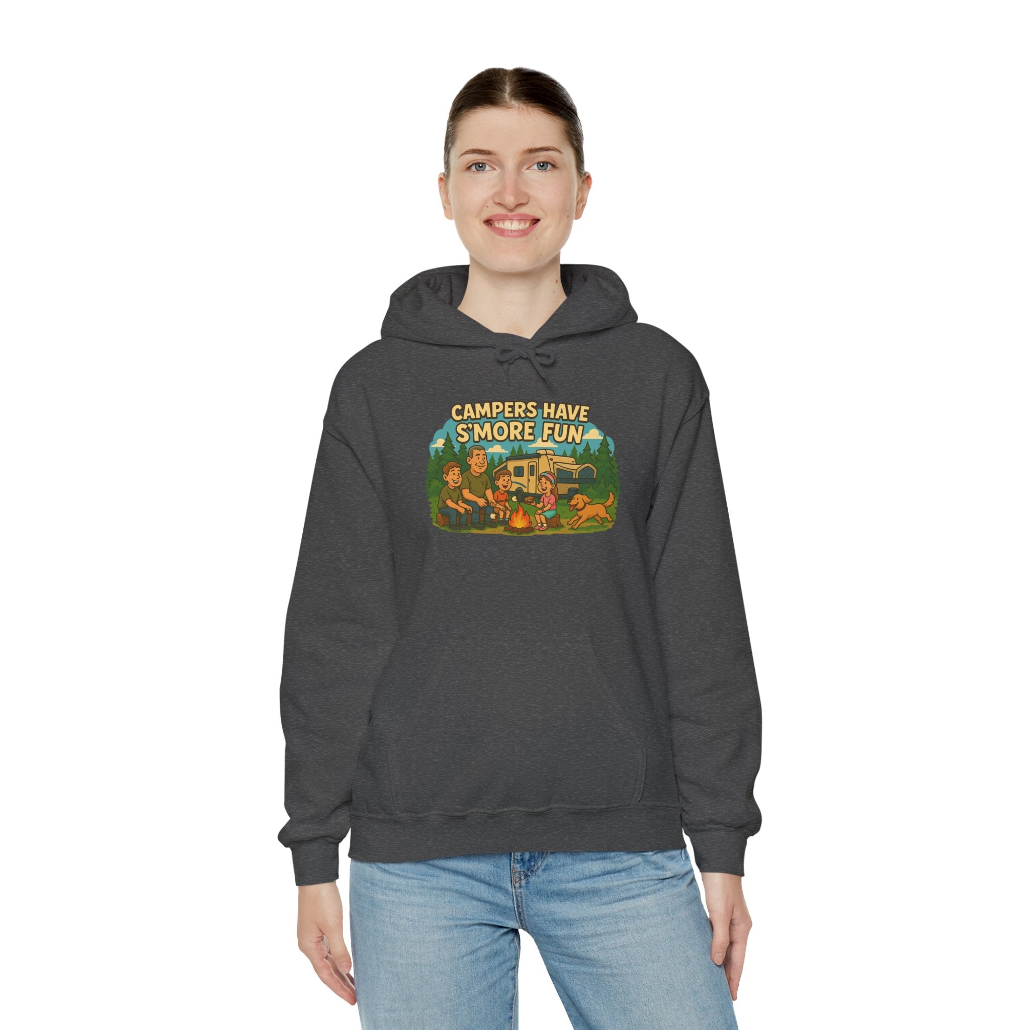 Campfire Vibes Hoodie - Perfect for Outdoor Lovers, Camping Trips, Nature Adventures, Gift for Campers, Cozy Hooded Sweatshirt