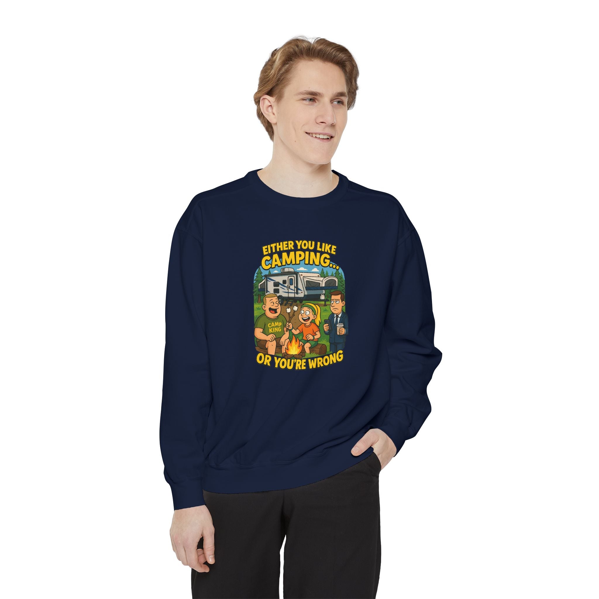 Camping Adventure Sweatshirt - Perfect for Outdoor Lovers