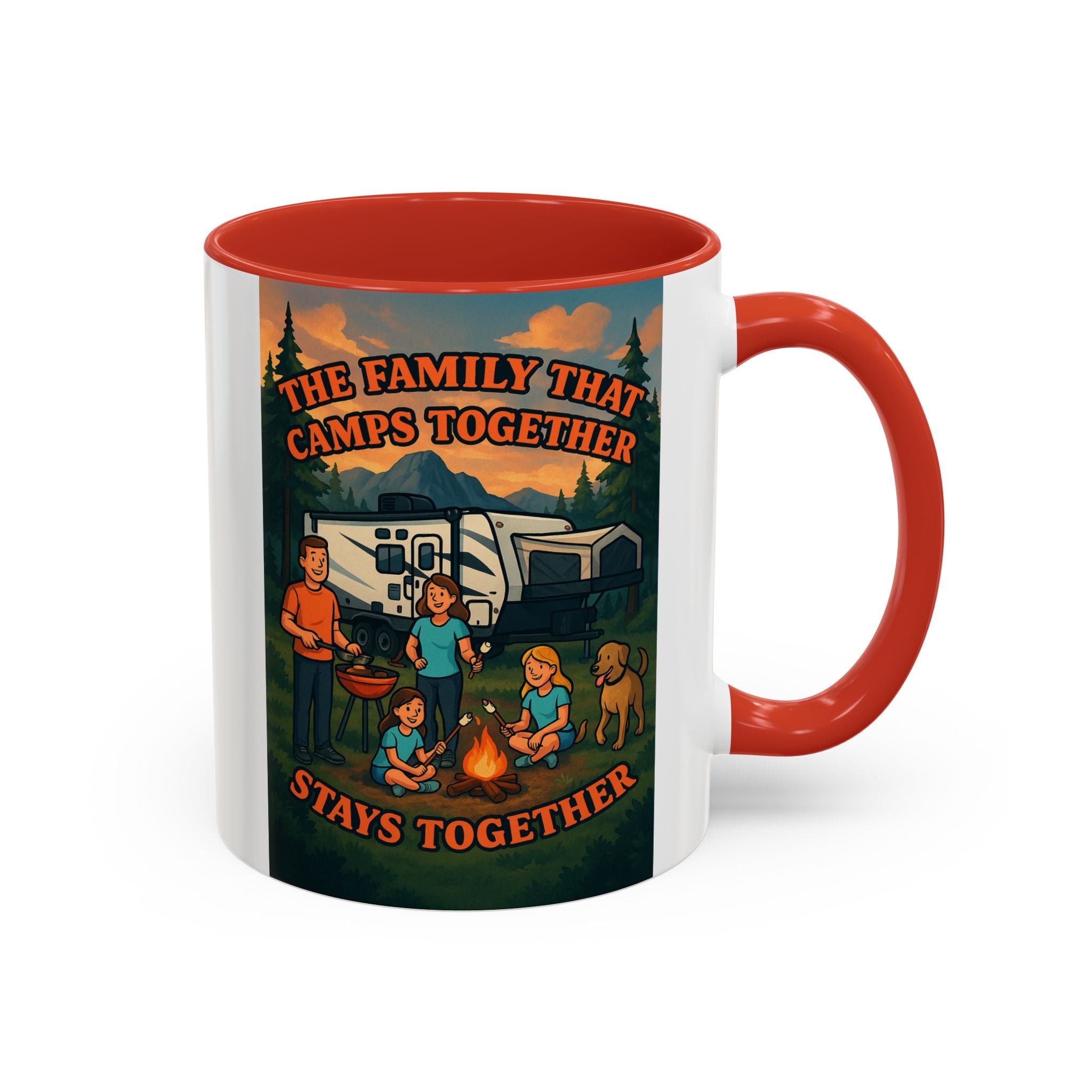 Camping Family Coffee Mug - Adventure, Nature, Family Time, Outdoor Enthusiasts, Gift for Campers