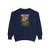 Cozy Unisex Garment-Dyed Sweatshirt with Retro Design, Perfect for Relaxing, Gift for Friends, Casual Wear, Fall Fashion, Warm Layer