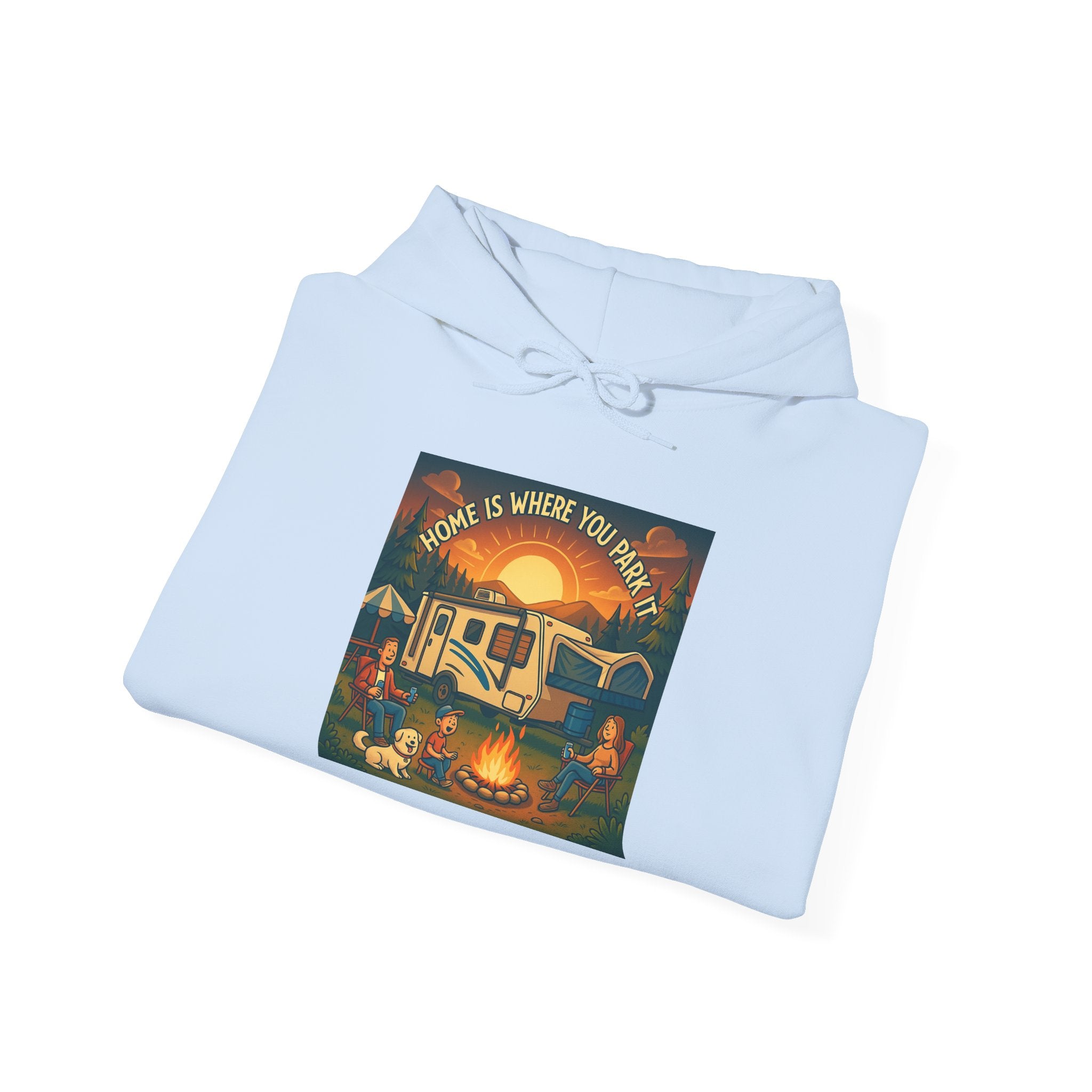 Cozy Campfire Vibes Hoodie, Unisex Sweatshirt for Camp Lovers, Autumn Apparel, Outdoor Adventure Gift, Family Get-Together