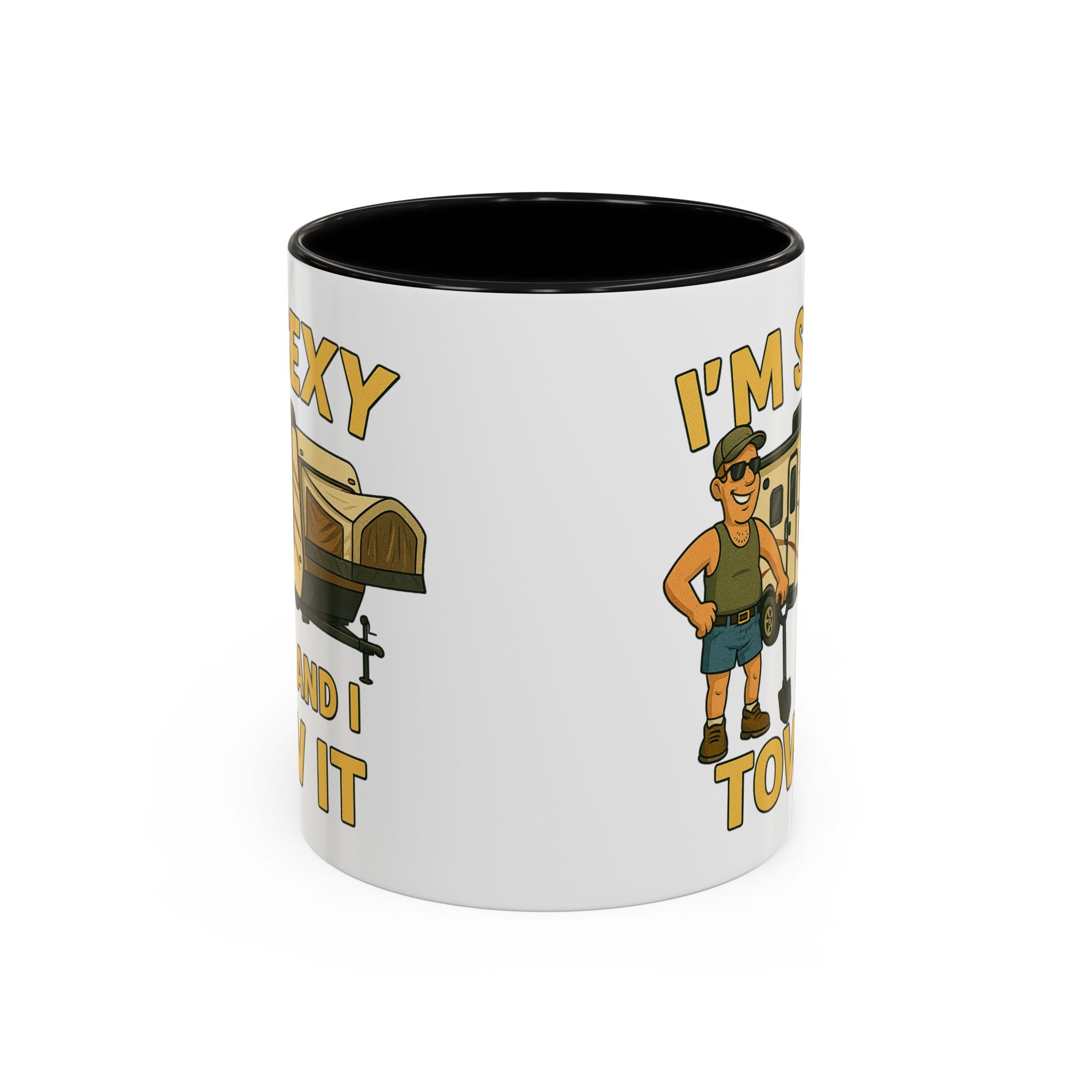 Playful Camping Mug, Funny Coffee Cup, Camper Gift, RV Lover's Accessory, Outdoor Adventure Mug
