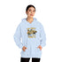 Funny Tow Truck Hoodie, Unisex Heavy Blend Sweatshirt, Gifts for Towing Enthusiasts, Quirky Casual Wear, Humor Apparel, Birthday Gift