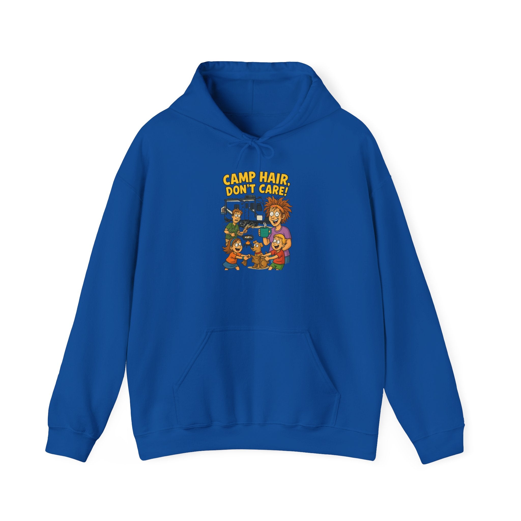 Camp Vibes Unisex Hooded Sweatshirt - Cozy, Funny Gift, Summer Nights, Outdoor Adventure, Camping Apparel