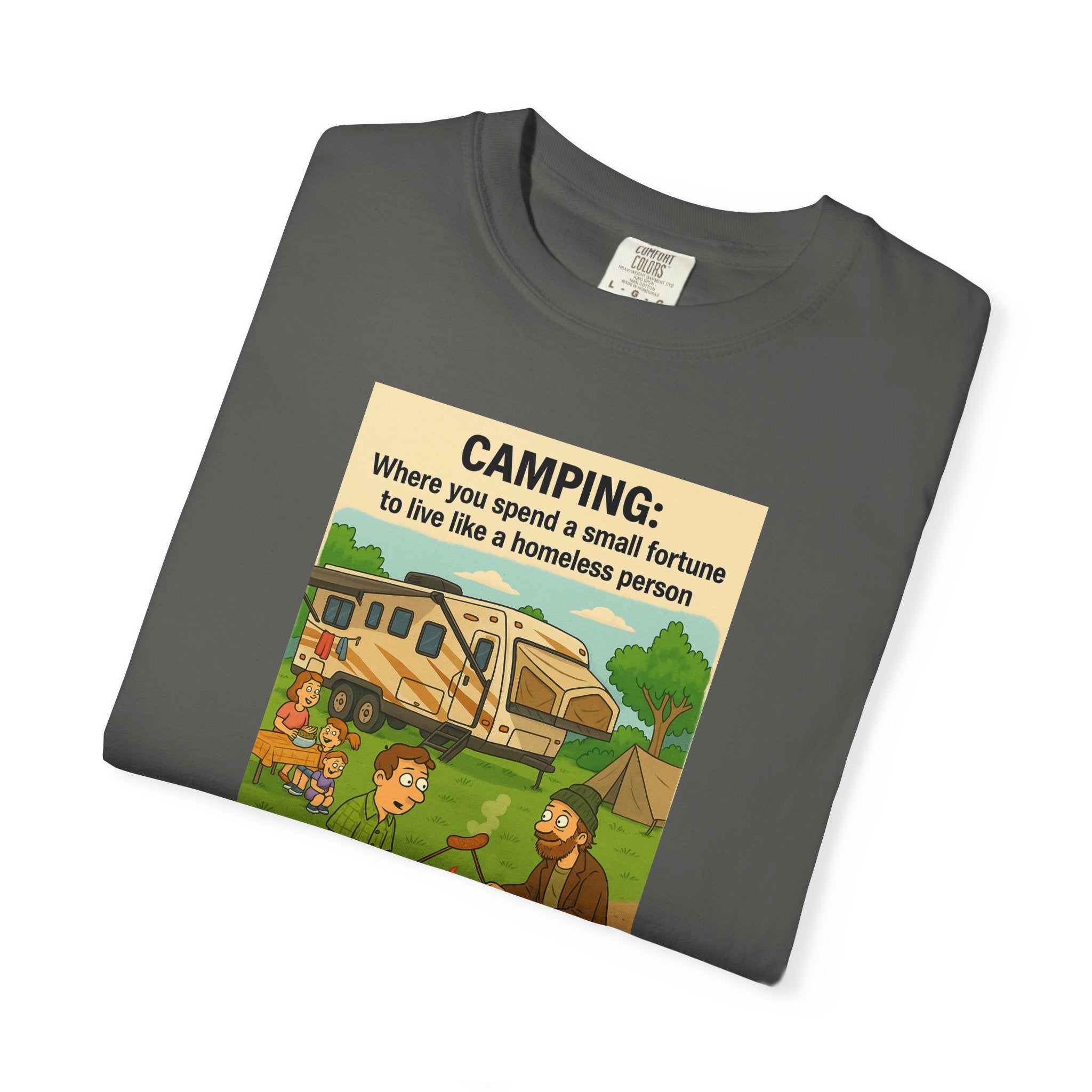 Camping Humor T-Shirt, Unisex Graphic Tee, Adventure Gift, Outdoor Lover Apparel, Funny Camping Shirt