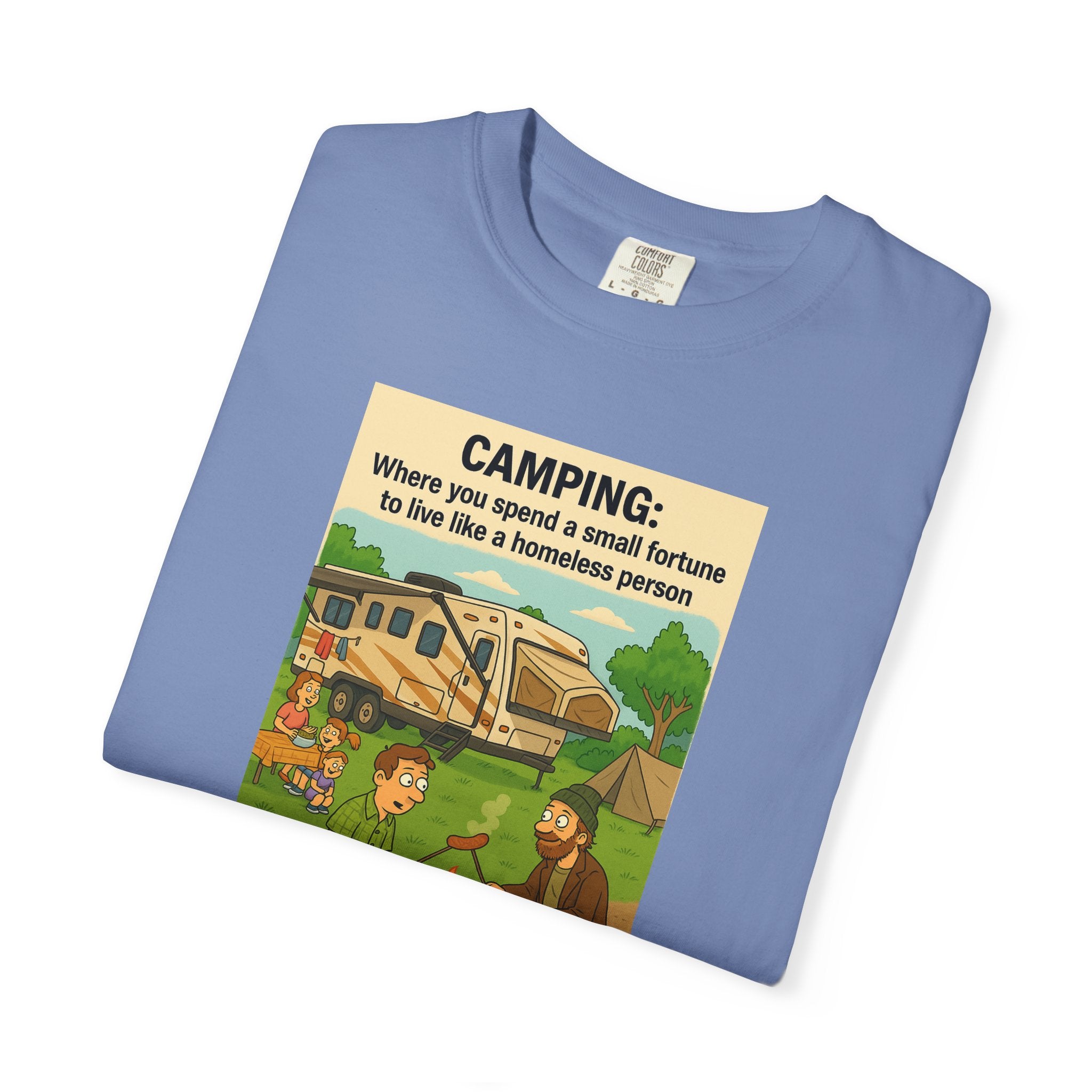Camping Humor T-Shirt, Unisex Graphic Tee, Adventure Gift, Outdoor Lover Apparel, Funny Camping Shirt