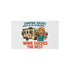 Camping Outdoor Rug - Wine Solves the Rest, Patio Decor, RV Accessories, Outdoor Living, Camping Gear