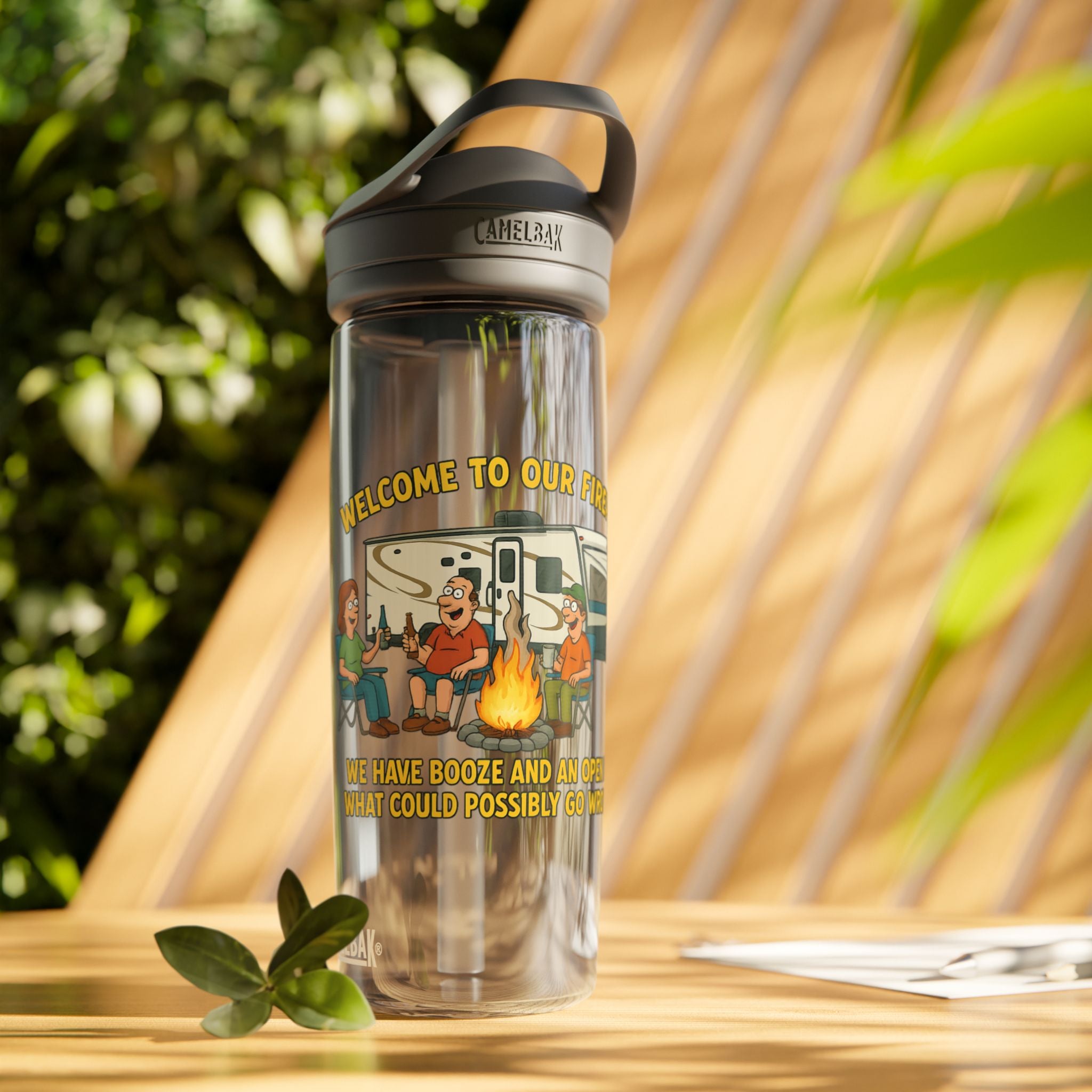 Funny Camping Water Bottle with Humorous Quotes, Outdoor Adventure Gift, Reusable Hydration Container, Eco-Friendly Travel Mug, Cool [...]