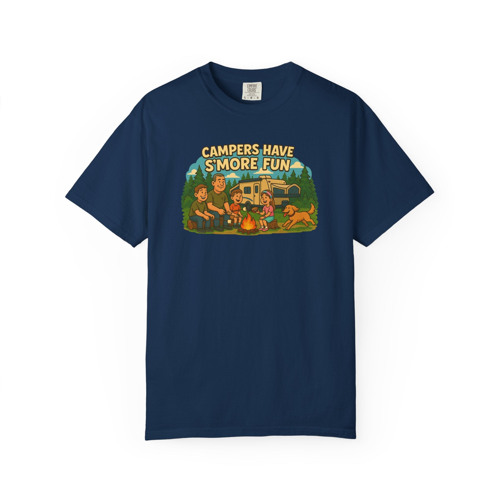 Camping T-Shirt for Outdoor Lovers, Perfect Gift for Campers, Adventure Tee, Vacation Shirt, Summer Fun Merchandise
