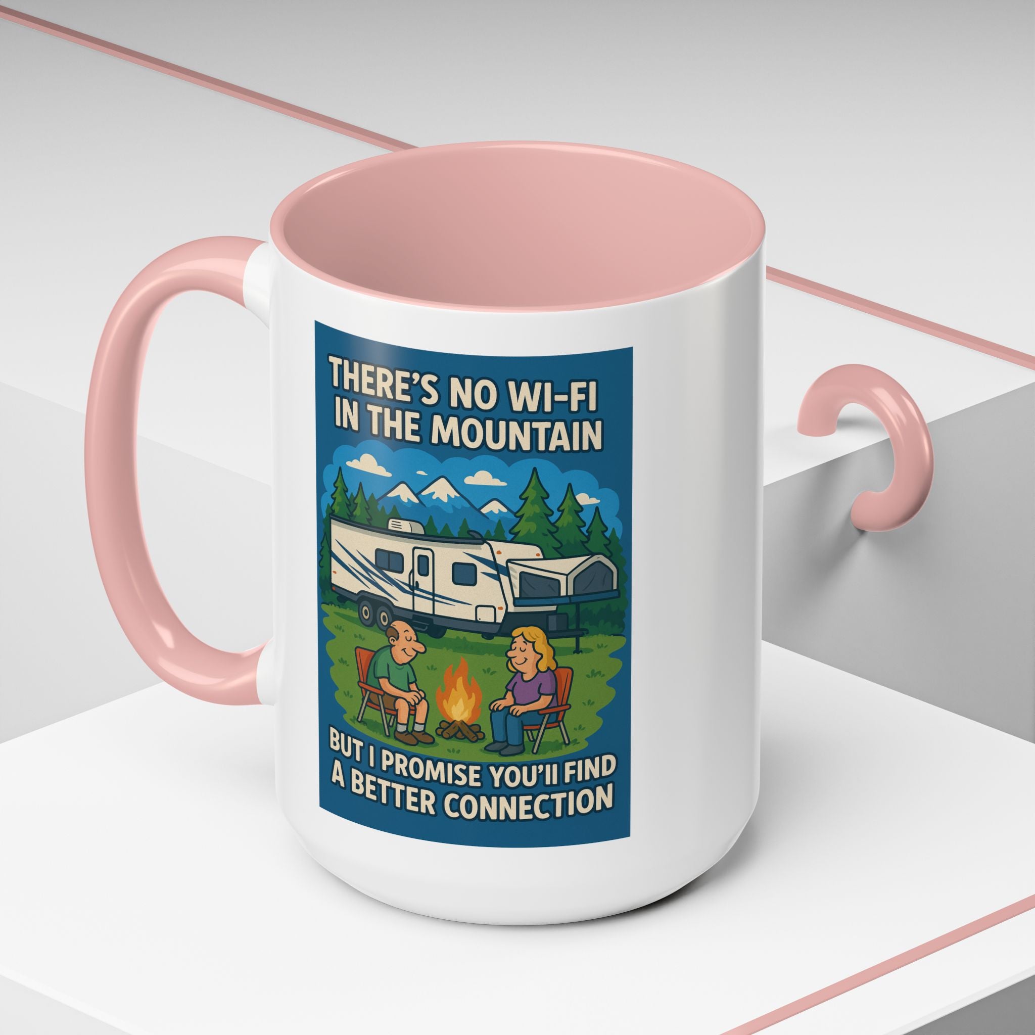 Nature Connection Coffee Mug - Adventure, Camping, Outdoor Gift, Travel Mug, Hiking Coffee Cup