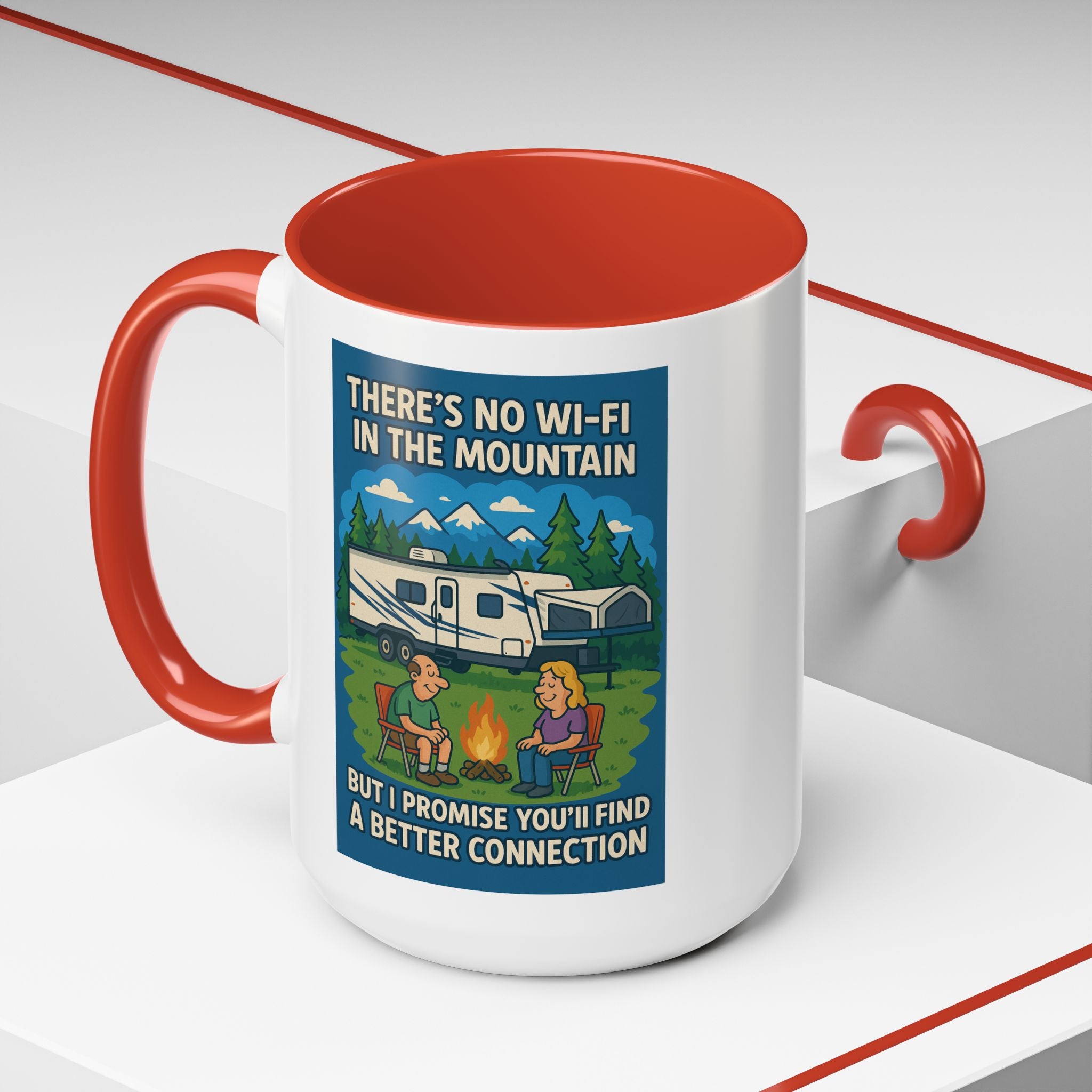 Nature Connection Coffee Mug - Adventure, Camping, Outdoor Gift, Travel Mug, Hiking Coffee Cup