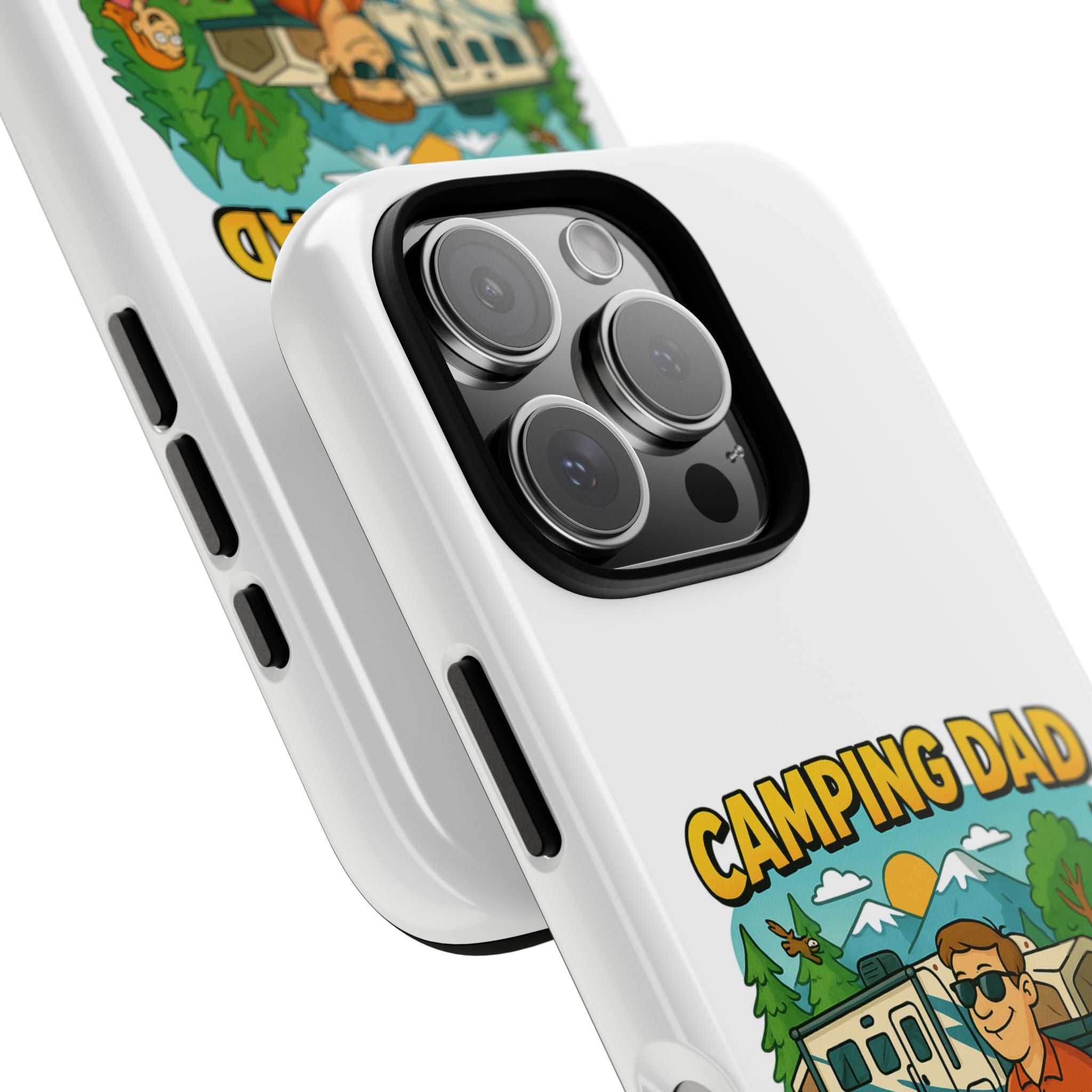 Camping Dad Phone Case - Unique Tough Cover for Outdoor Dads