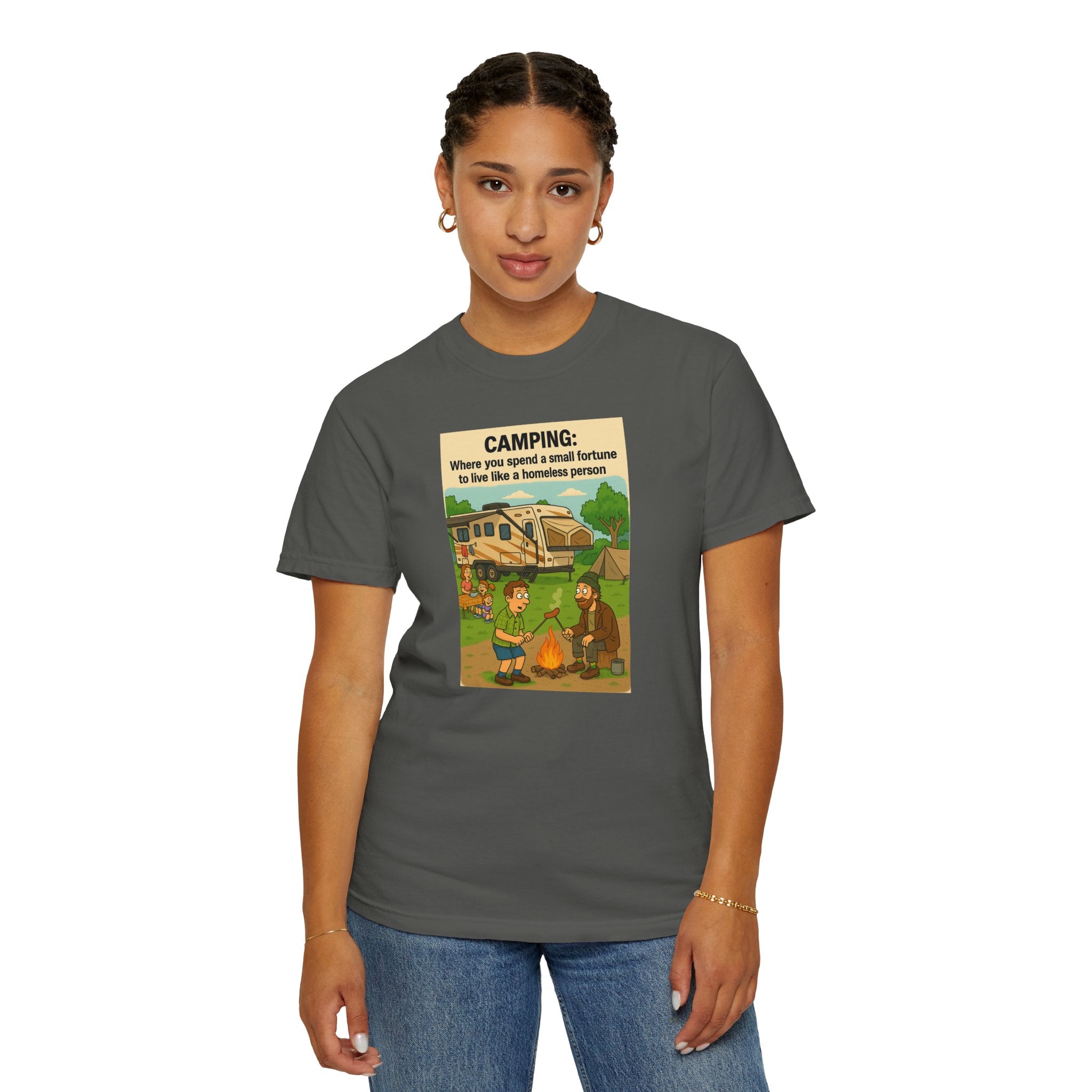 Camping Humor T-Shirt, Unisex Graphic Tee, Adventure Gift, Outdoor Lover Apparel, Funny Camping Shirt