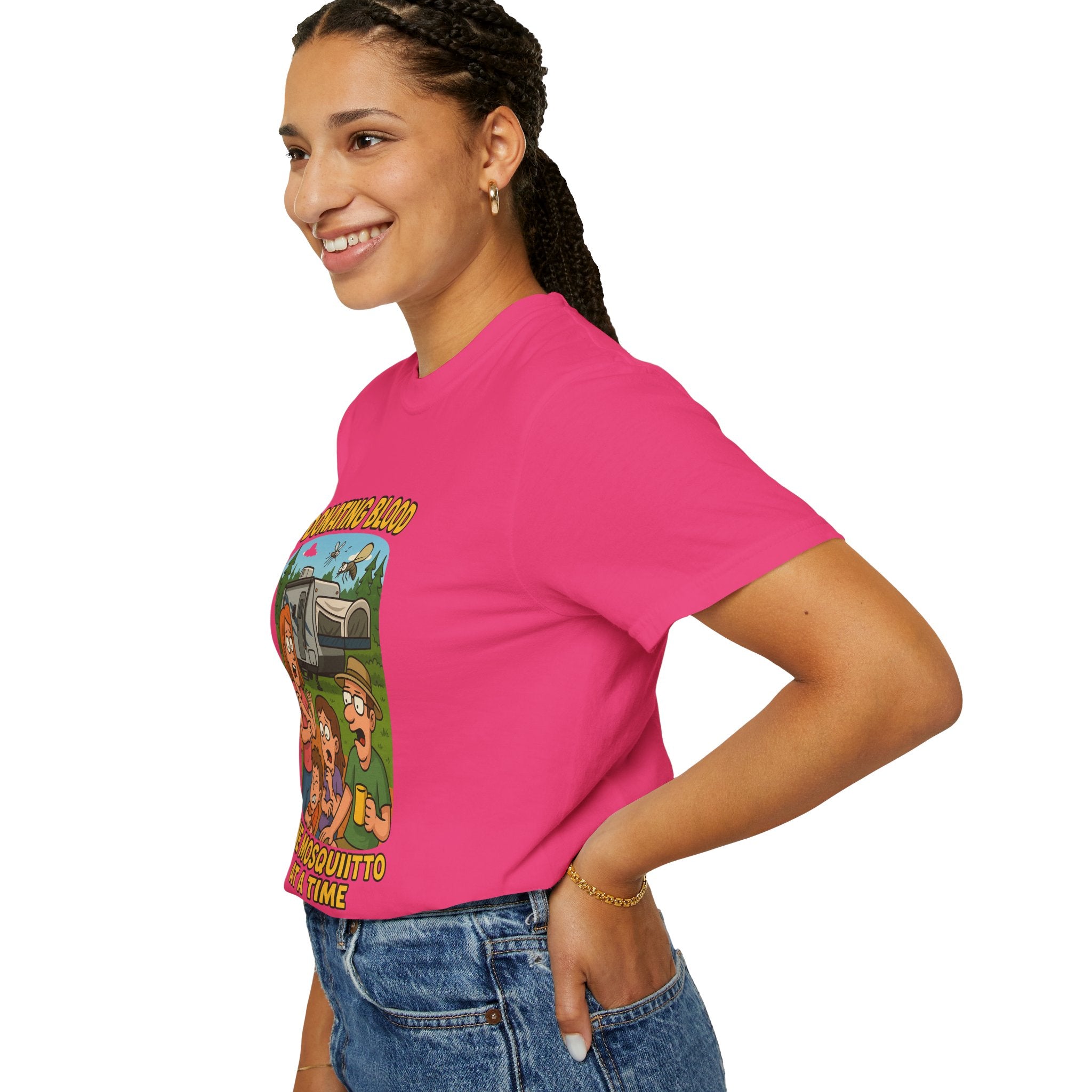 Playful Donation Humor Tee for Blood Donors, Perfect for Fundraisers, Special Events, Gifts, and Everyday Wear