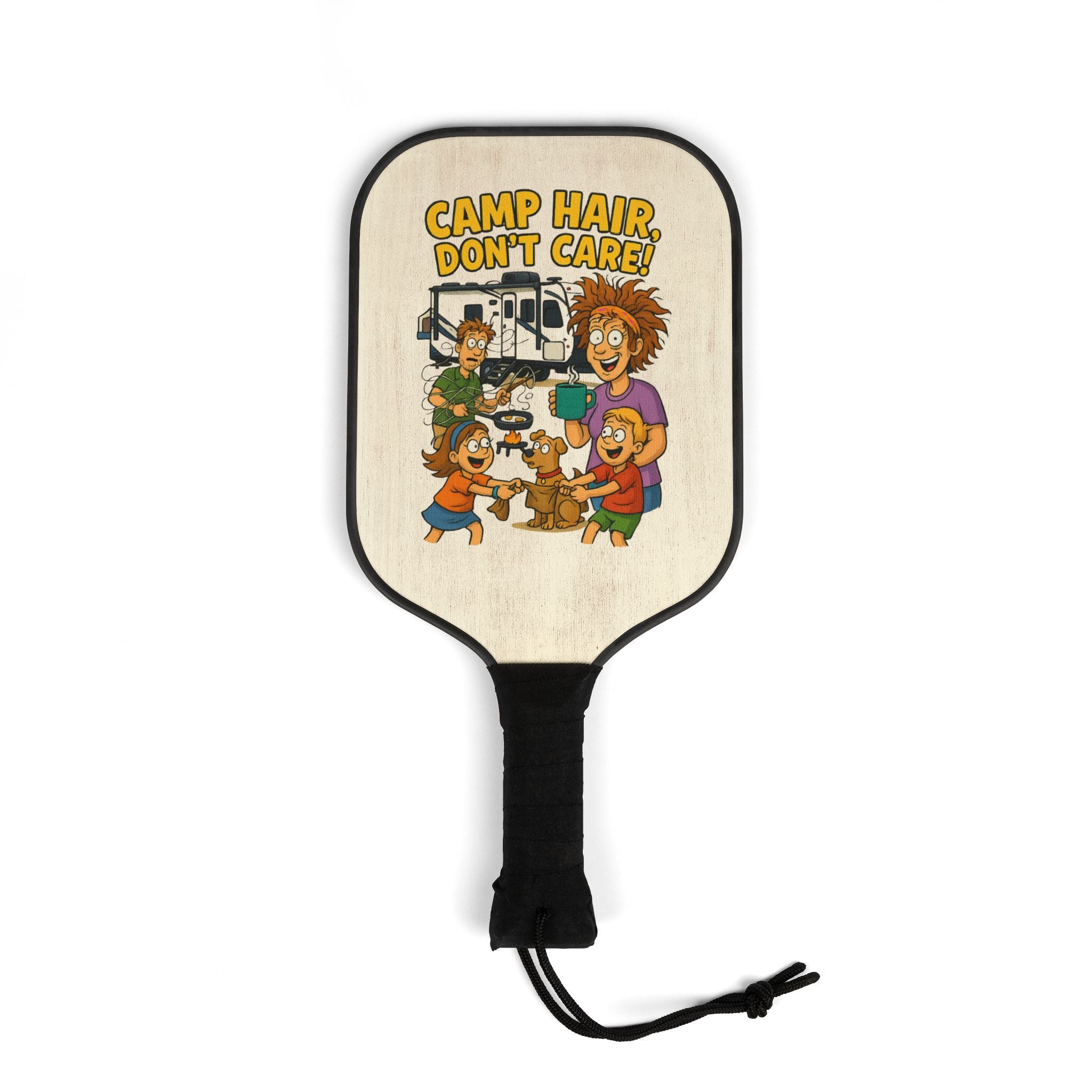 Pickleball Paddle Set with Fun Design, Perfect for Pickleball Lovers, Campers, Sports Gift, Outdoor Fun, Adventure Gear