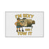 RV Themed Heavy Duty Floor Mat - Funny Camper Decor, Outdoor Rug, Farmhouse Welcome Mat, Camping Gift, Travel Vibes